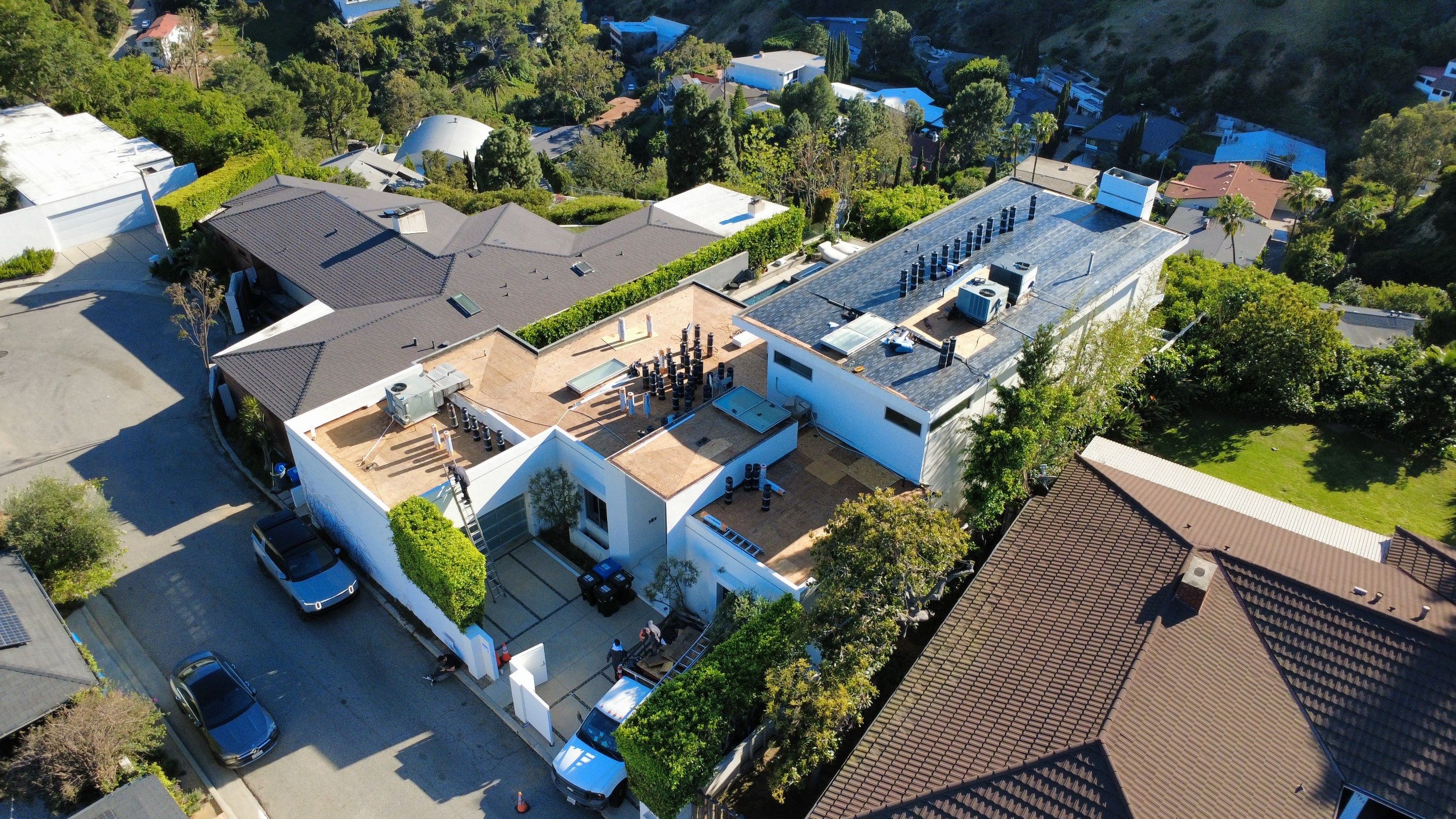 Residential Project in Hollywood Hills by Hull Brothers Roofing