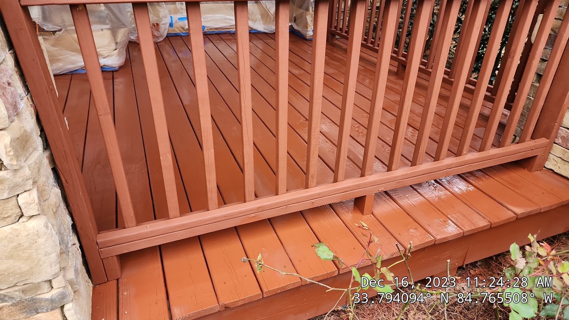 Fence Installation of Board on Board Capped Privacy by Titans of Timber Fence & Stain