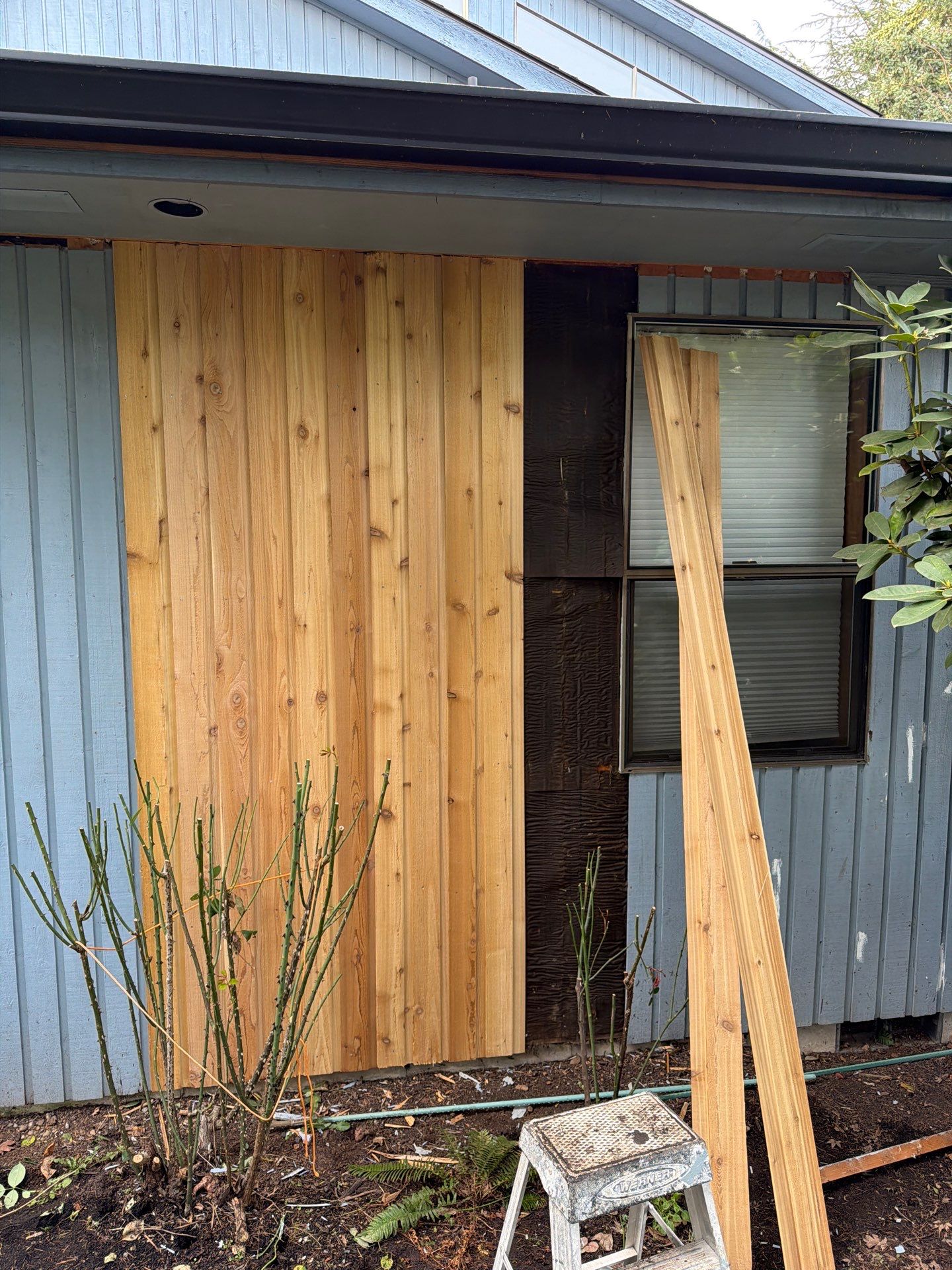 Cedar siding replacement by Handyman State LLC