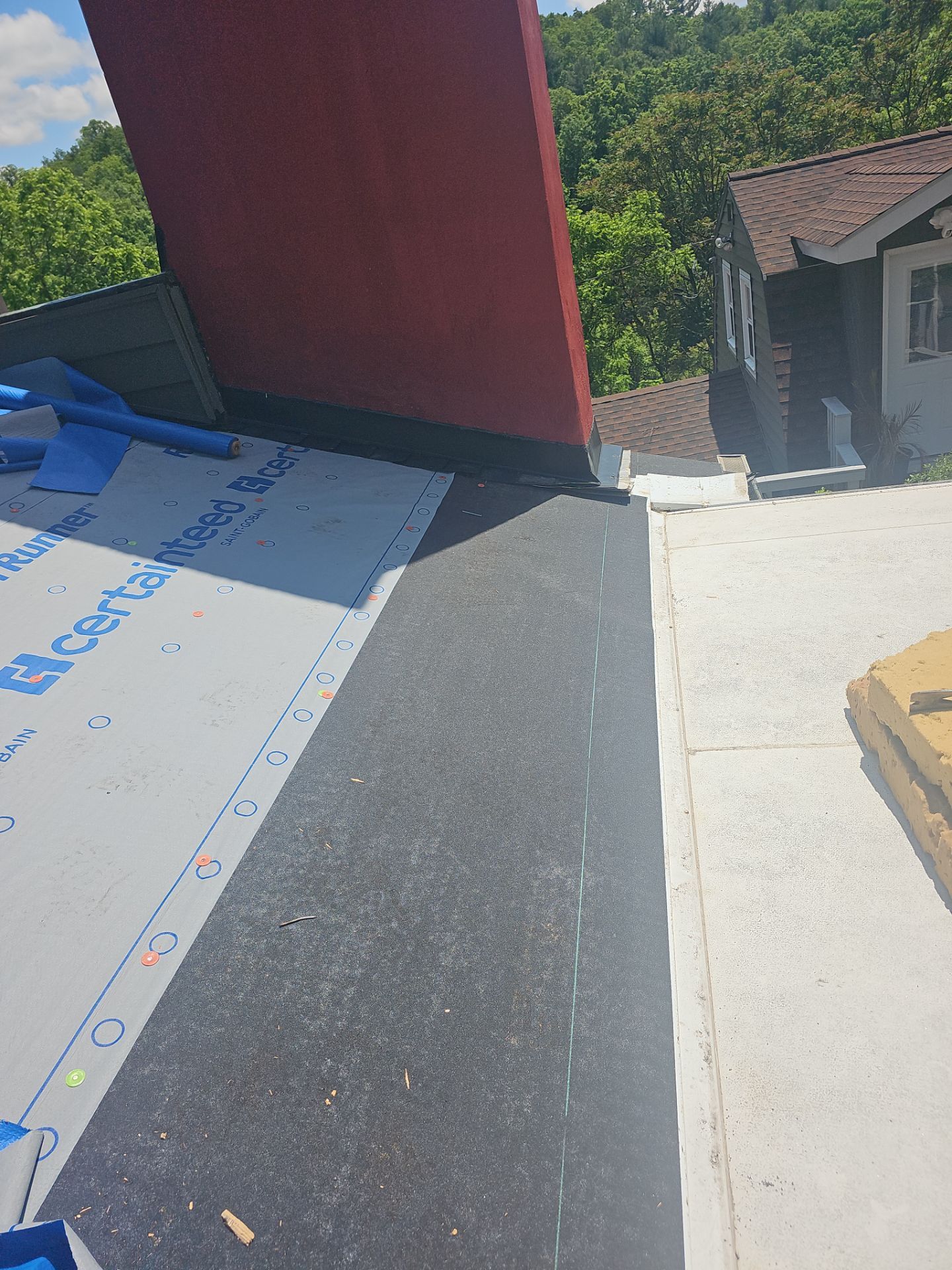Roof Repair - Vent, Siding, and Chimney Flashing and Partial Roof Replacement by Winchester Roofing
