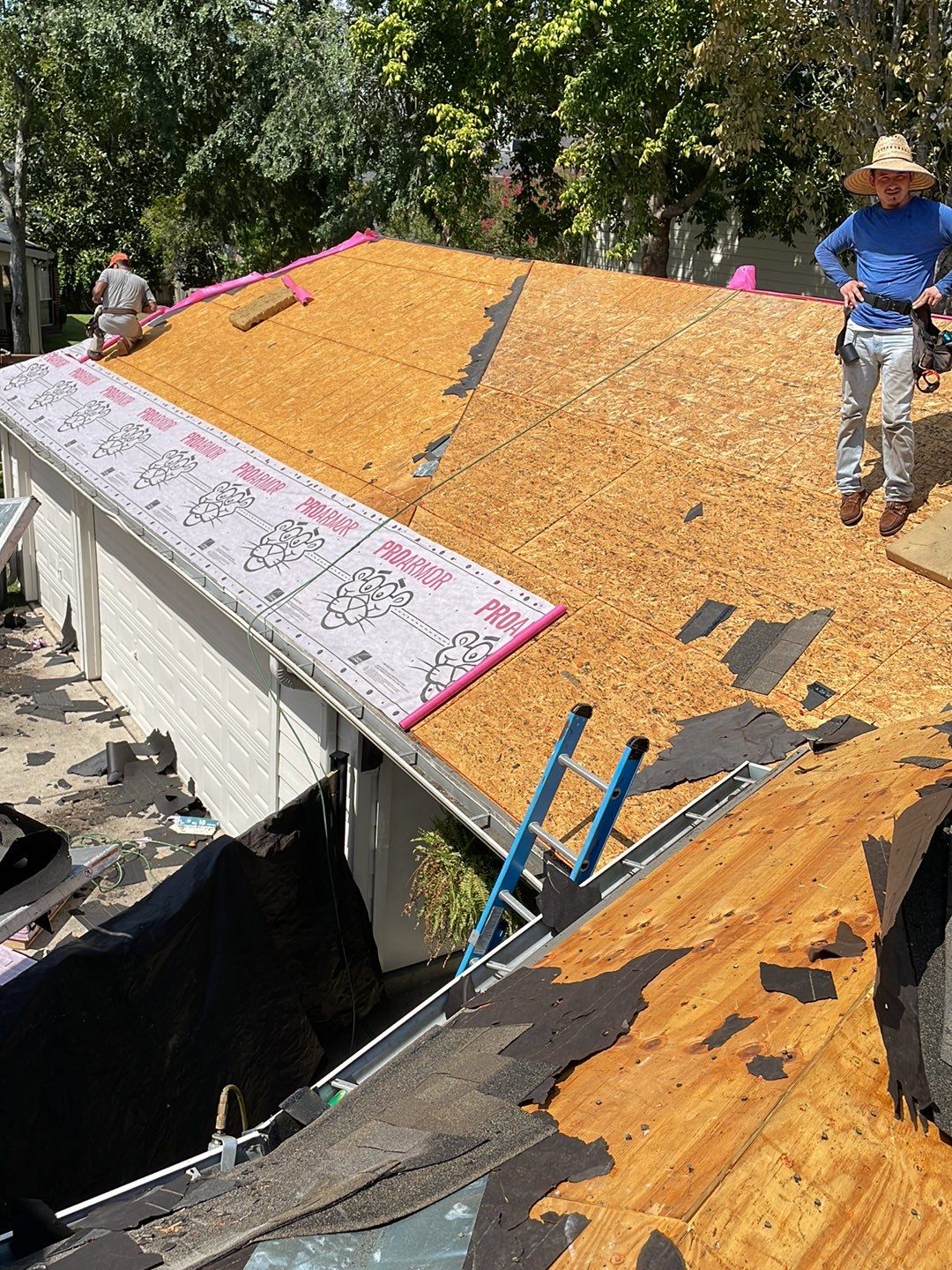Residential Roofing Installation using Owen's Corning Duration (Lifetime) Shingles by Roof Repair Company