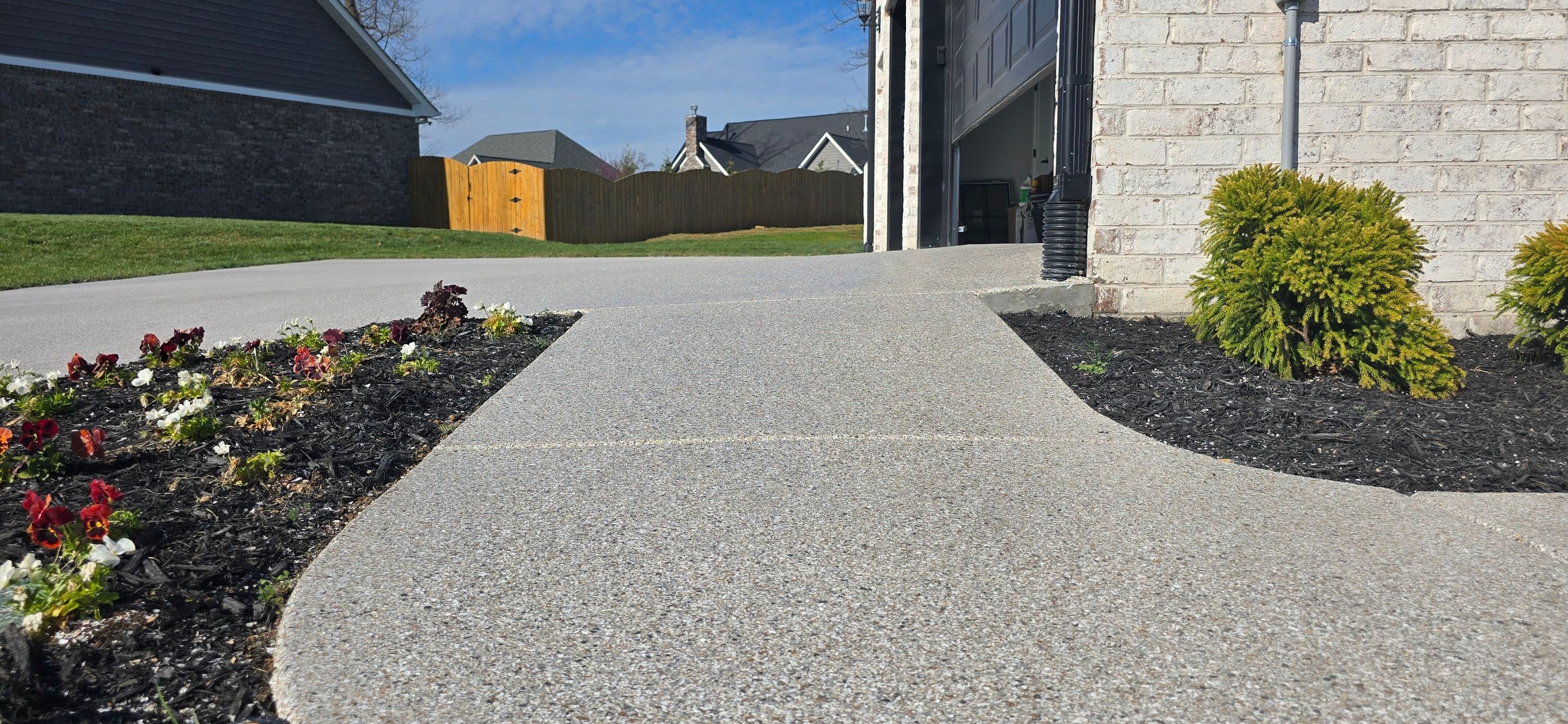 Driveway, Sidewalk, & Porch Using Claystone by Elite Floor Solutions