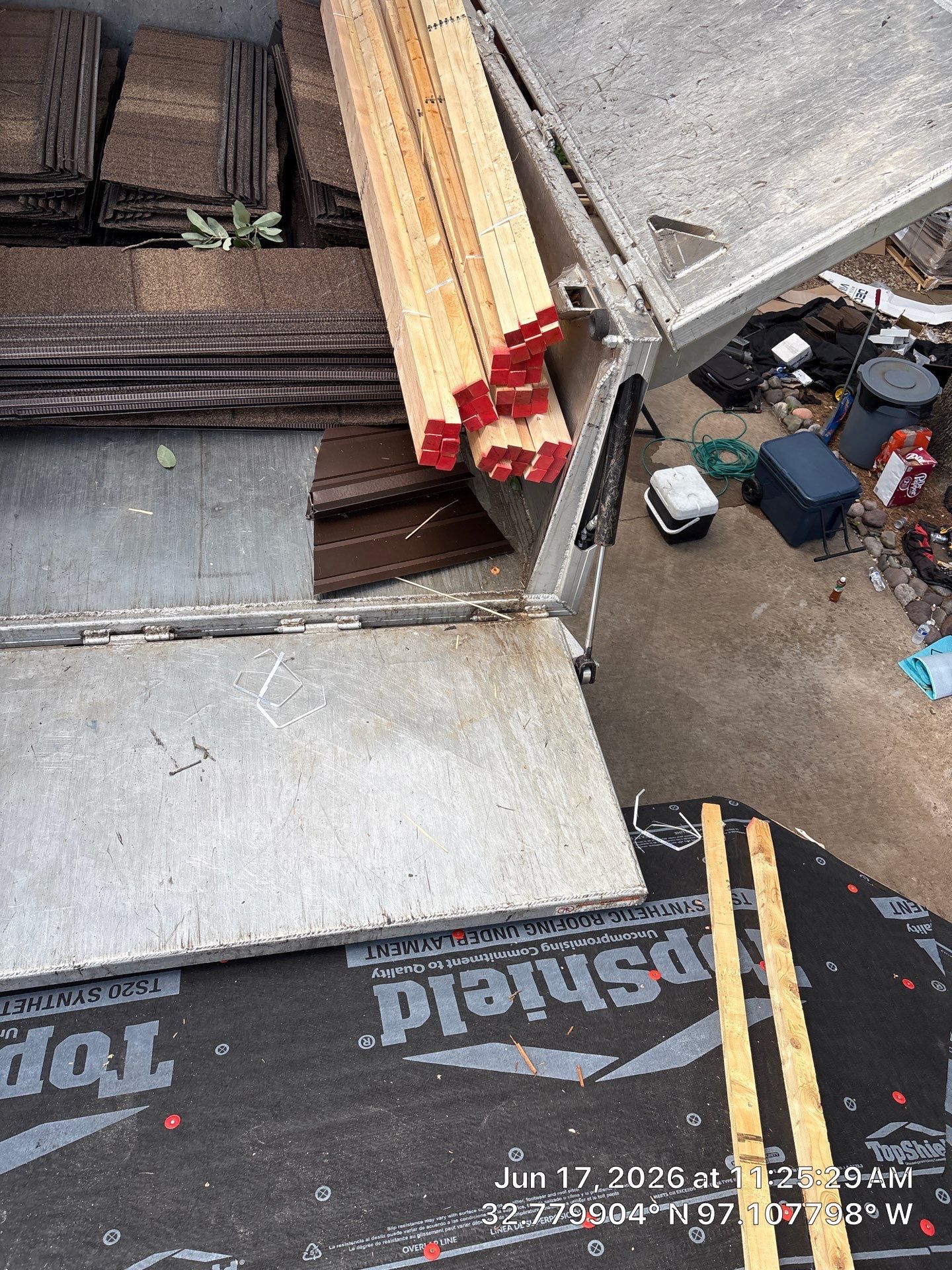 Decra Shake XD Install and Full General Contracting project in one of Arlington's beautiful communities by First United Roofing & Construction