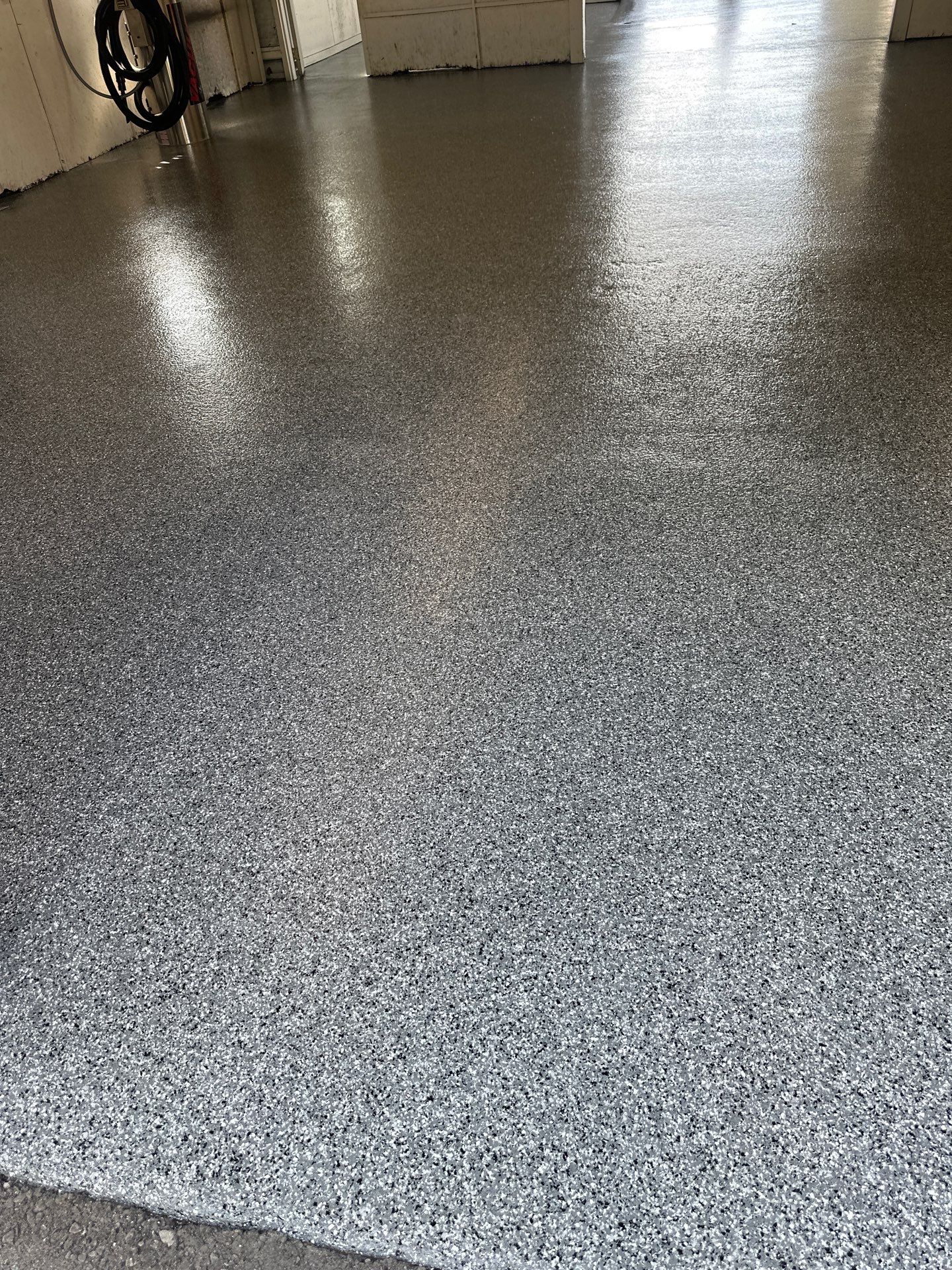 Commercial Floor Coating using Wombat by My Garage Floor Guys