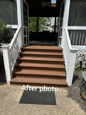 New Decking Boards and New Railing 