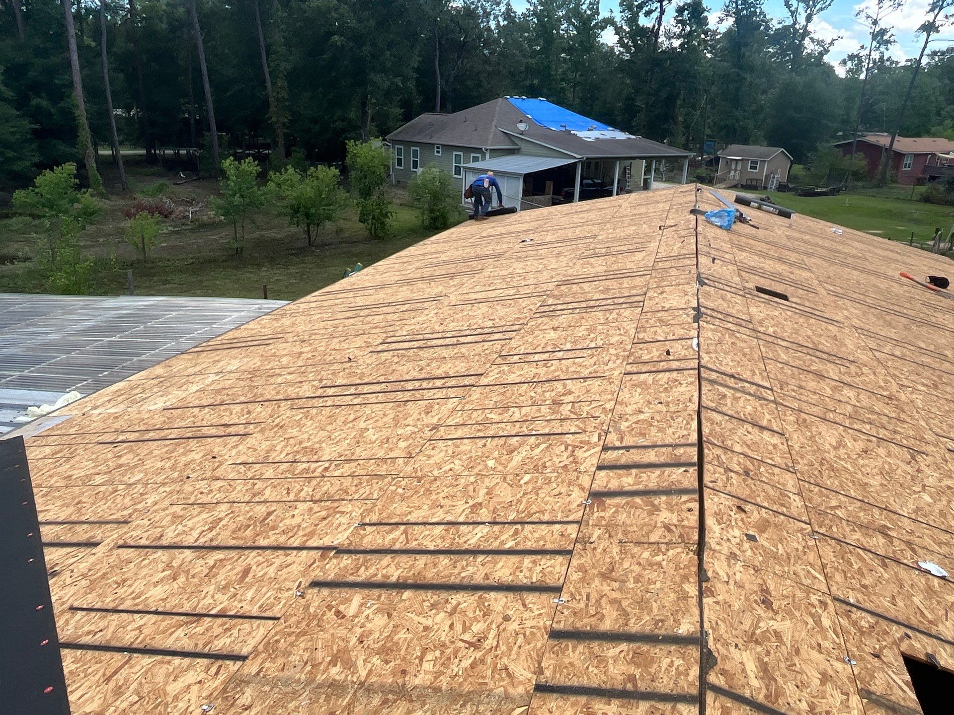 Residential Roofing Installation using Owen's Corning Duration (Lifetime) Shingles by Roof Repair Company
