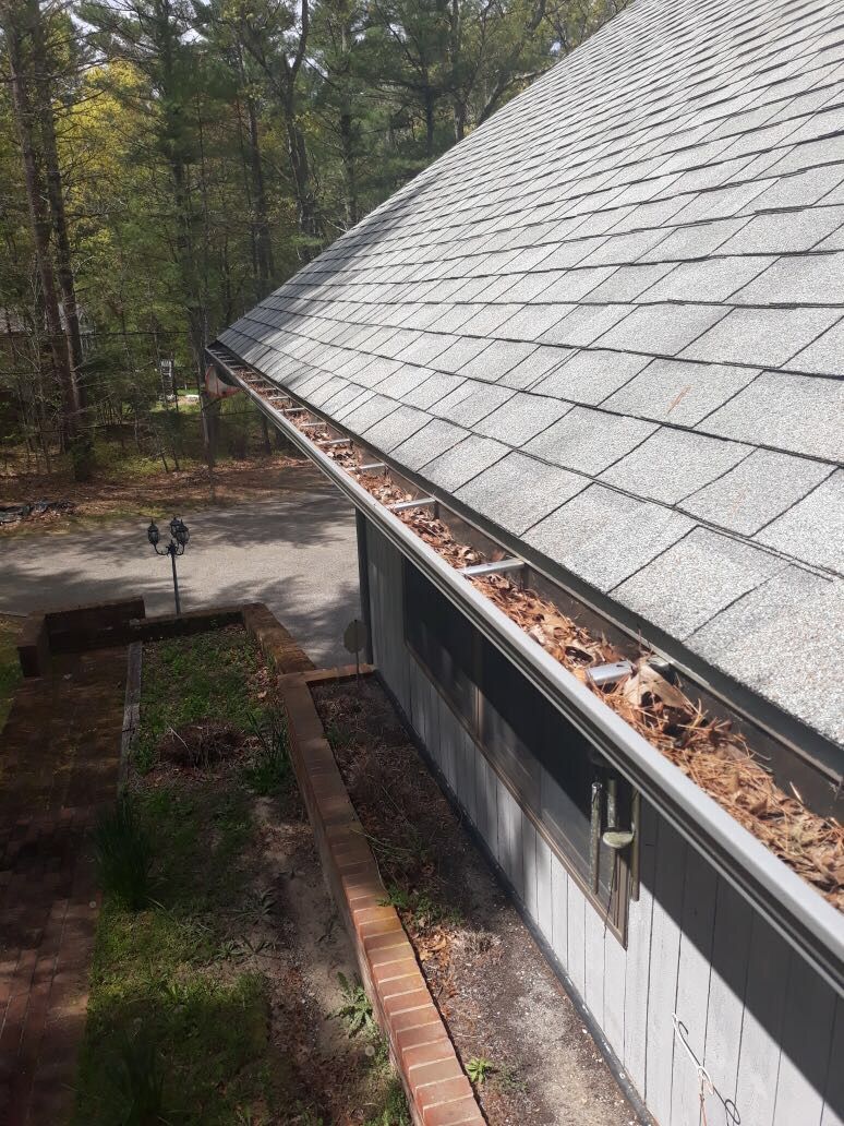 Gutter Installation using 6" K-Style Aluminum Gutter by Gutter Pro Enterprises
