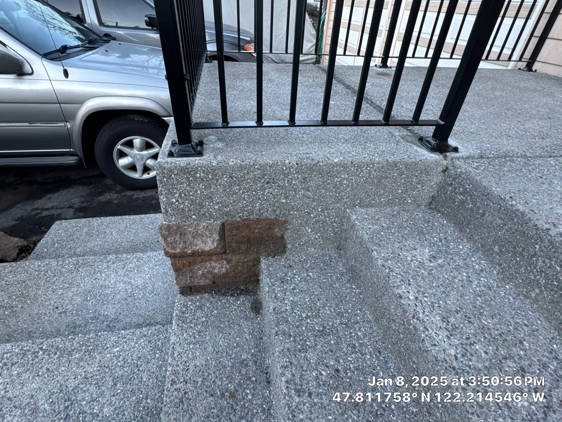 Concrete Front Stair Repair | Bothell  by Jireh Asphalt & Concrete Inc 