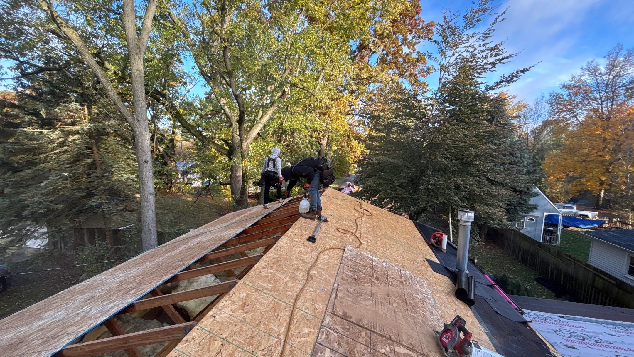 Roof Replacement using Owens Corning Teak by 180 Contractors