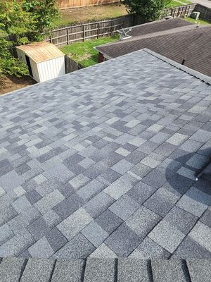 Residential Roofing Installation using Owen's Corning Duration (Lifetime) Shingles