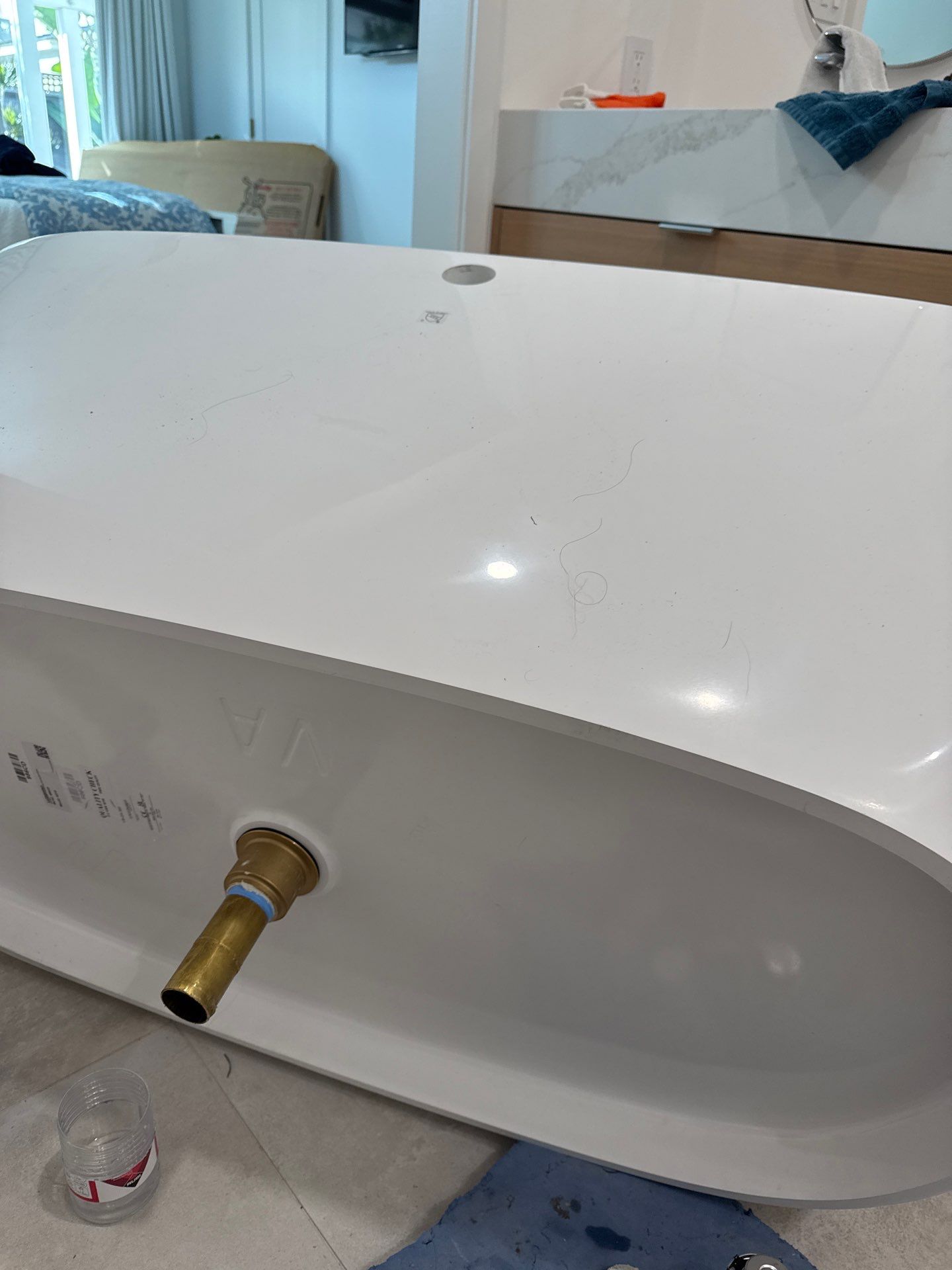 Installing New Piping, Under-Sink Piping, and New Tub with Piping by Us Plumbing