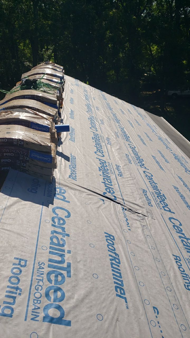 Marshall Roofing Project - Landmark Pro Max Def Pewterwood Designer Shingles by RM Banning, Inc.