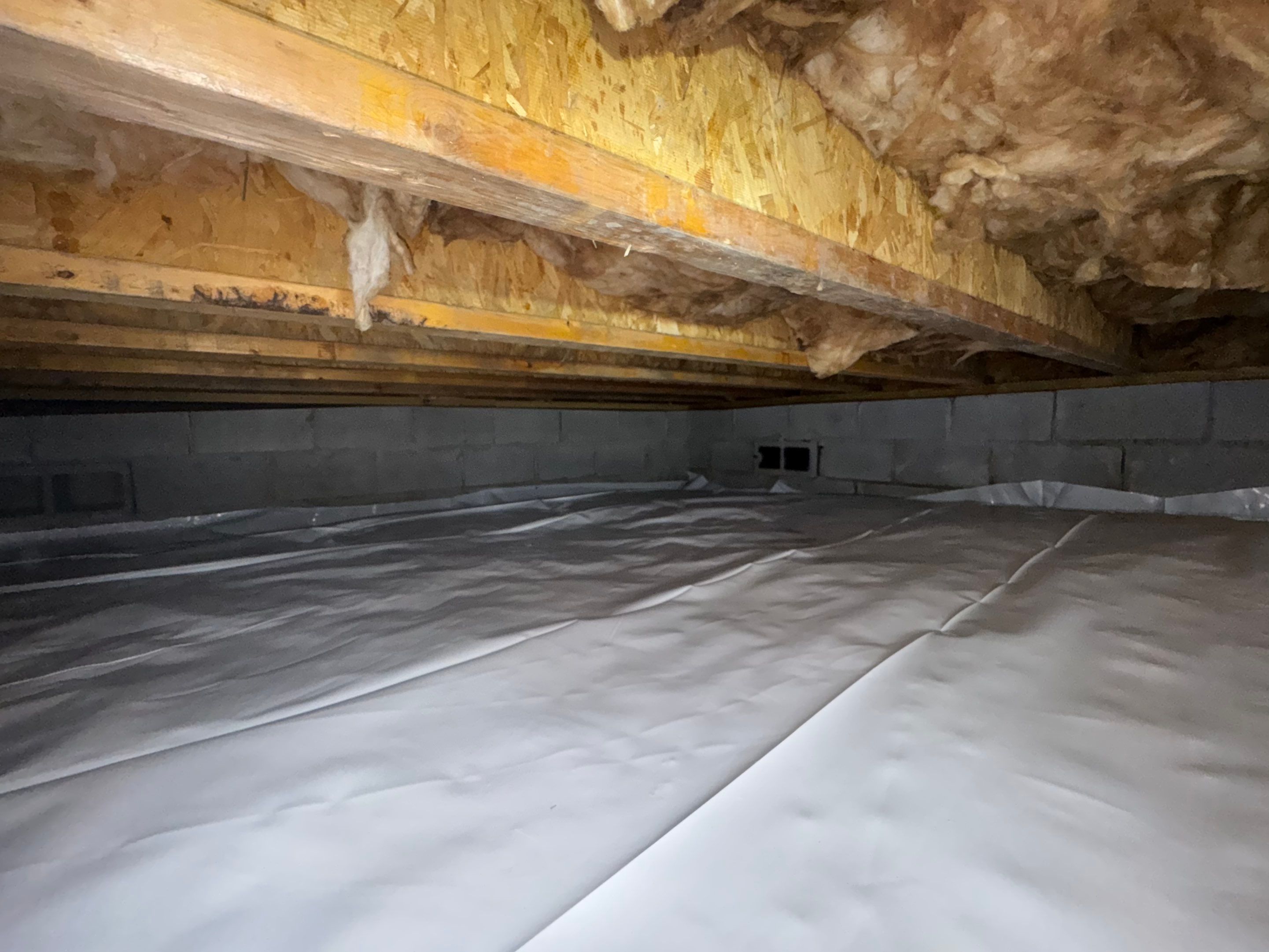 Project in Franklin by Patriot Crawl Space Repairs