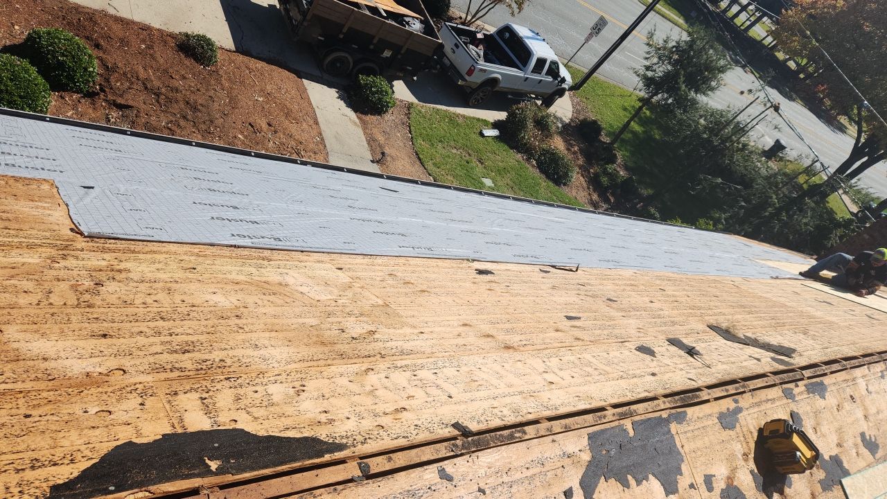 New Roof and 6 inch Gutters by Just In Time Roofing and Restoration