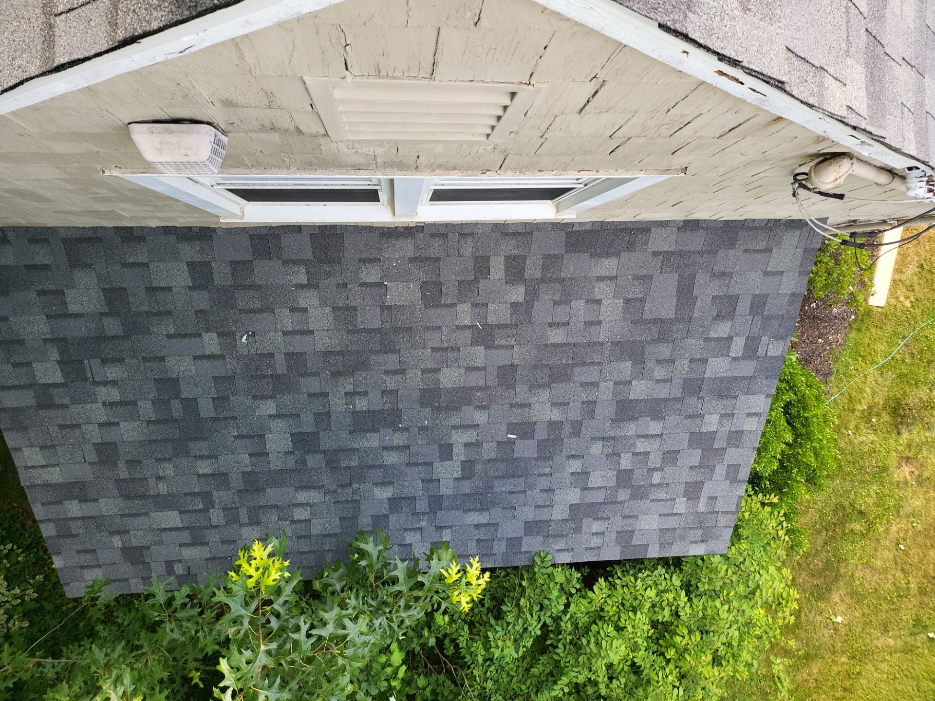 Complete Exterior Estate gray with Pacific Blue Siding by A Plus Exterior