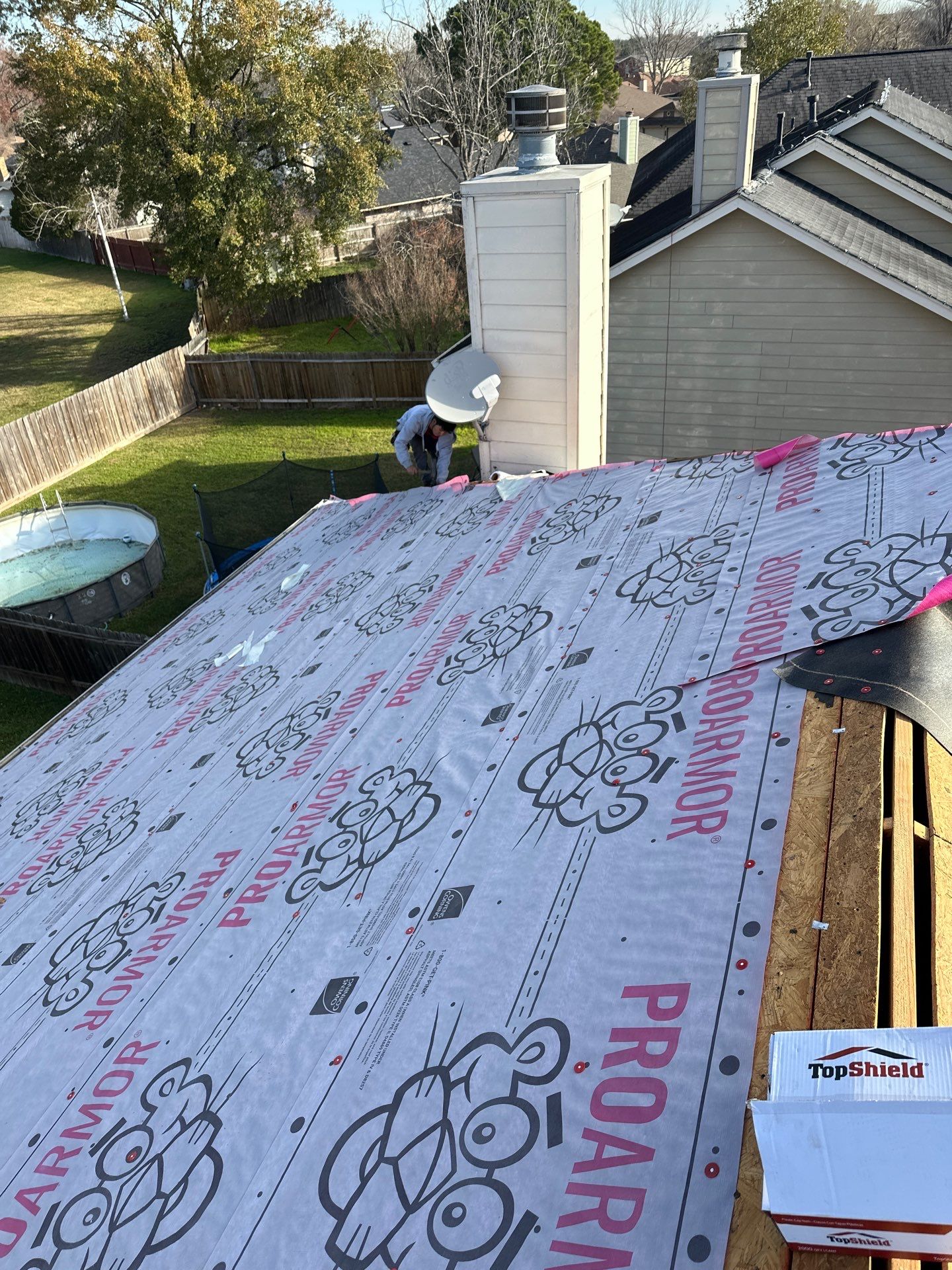 Project in Katy by Motion Roofing