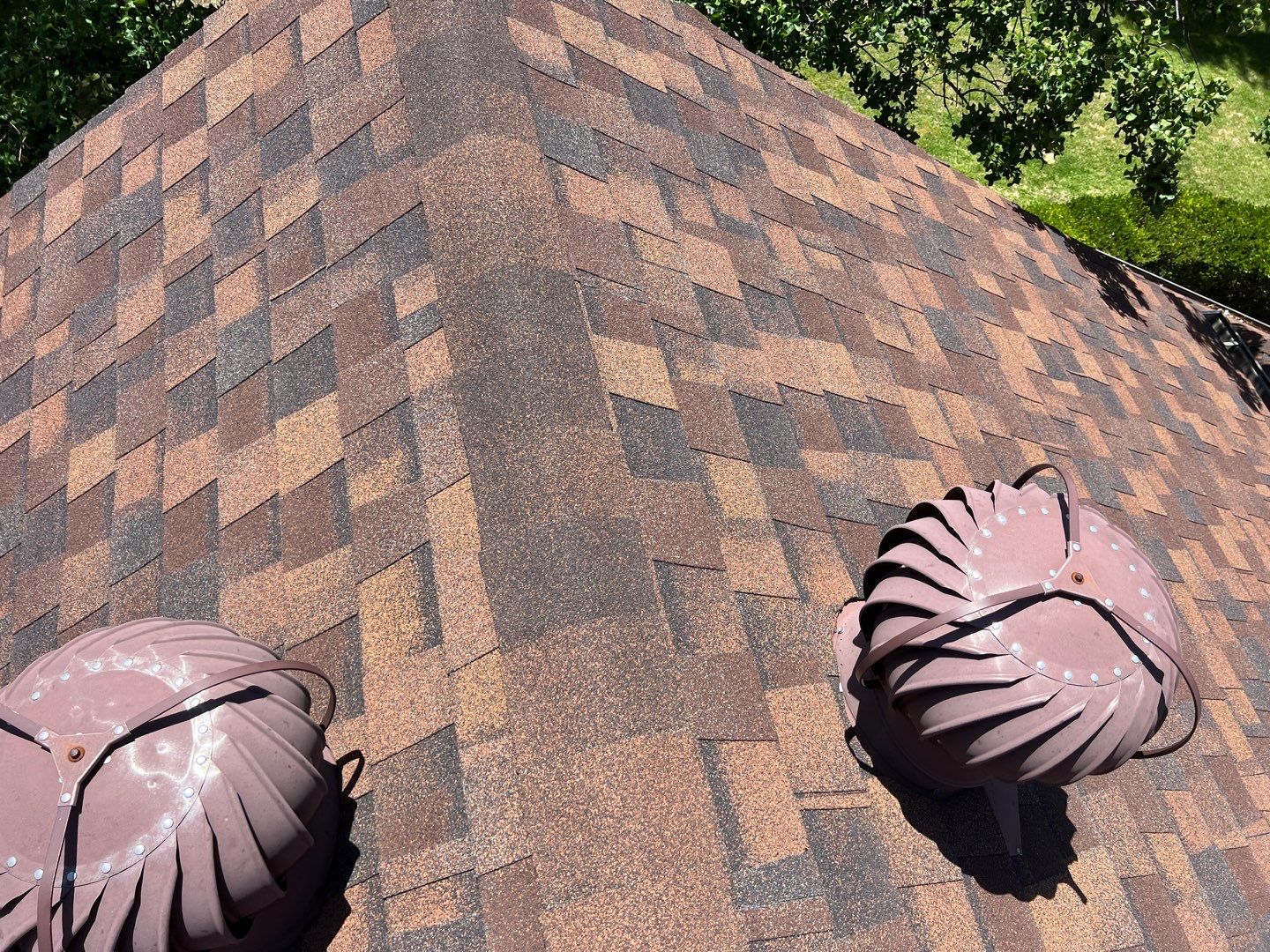 Residential Roofing Installation using Certainteed Landmark with custom Copper Turret by Becker Roofing and Exteriors