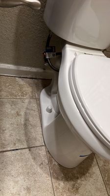 Toilet install and angel valves