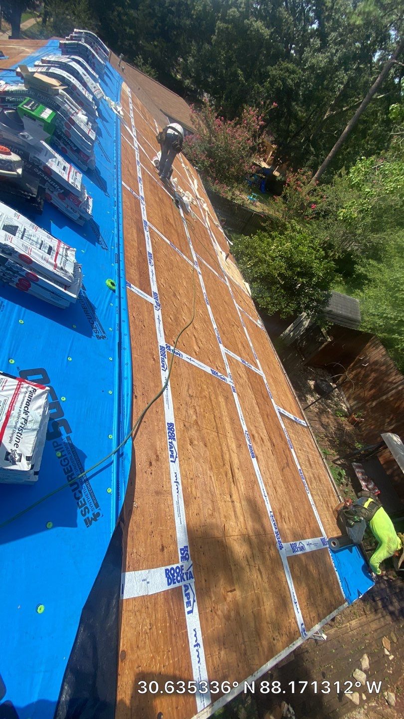 Residential Roofing Installation using Roof Replacement by American Roofing & Construction LLC