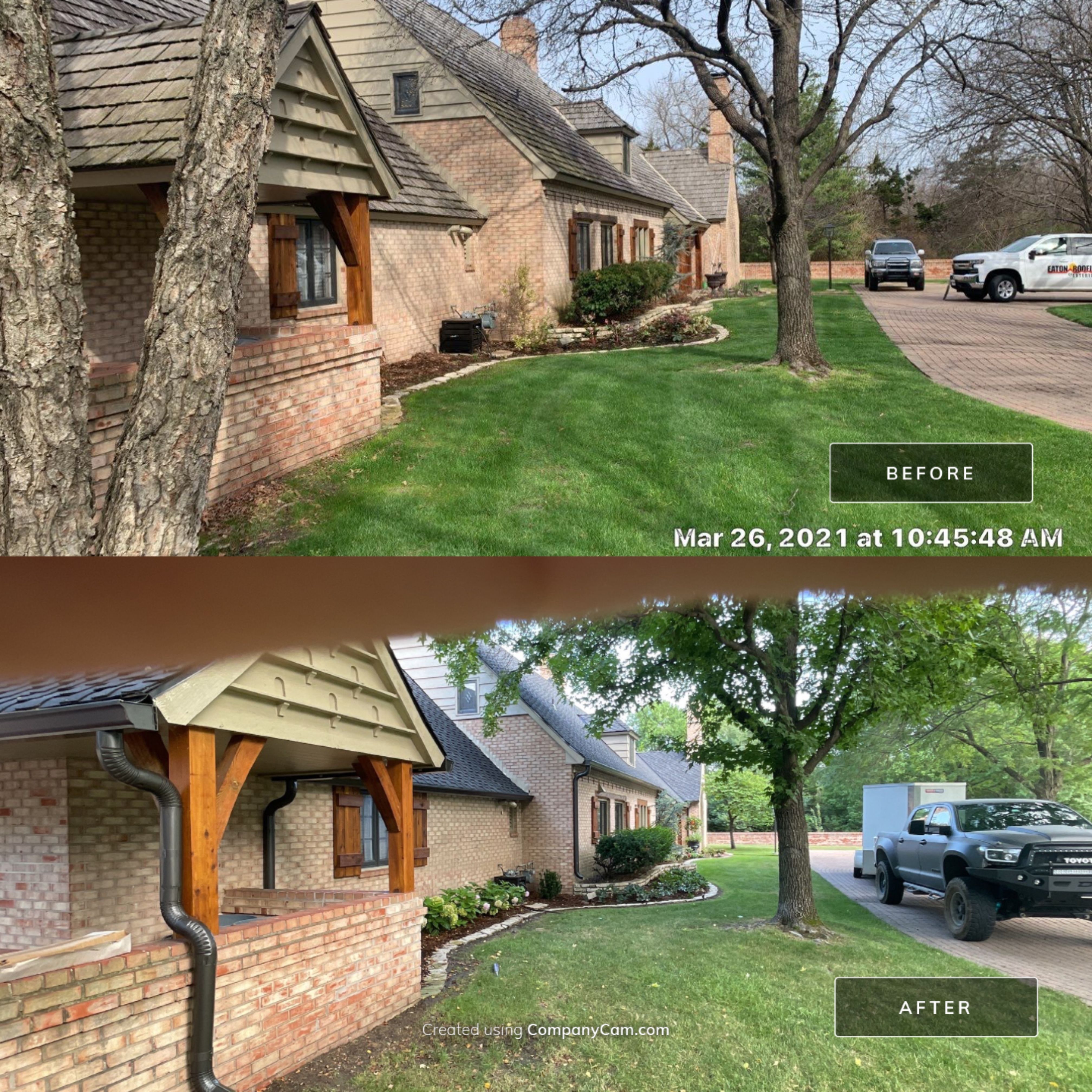 Residential Roofing Installation using CertainTeed Presidential Impact Resistant by Eaton Roofing