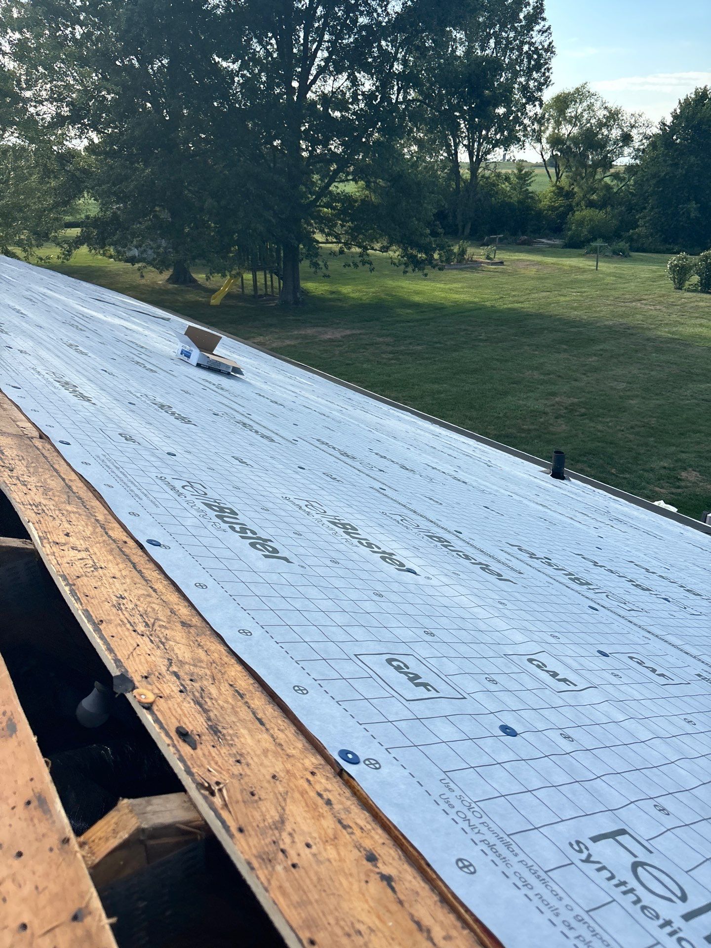 Residential Roofing Installation using Timberline UHDZ Shingles - Pewter Gray by RoofX 