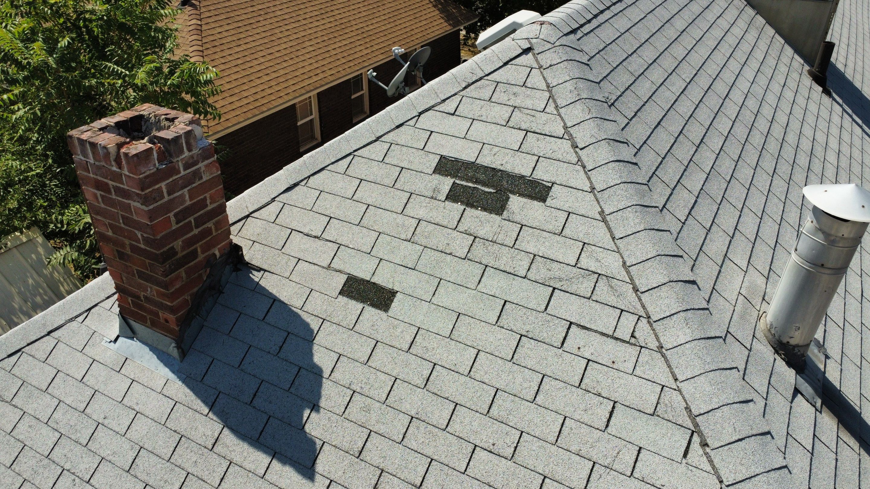 Free Drone Roof Inspection – Wind Damage Discovered by ASAP Roofing & Restoration