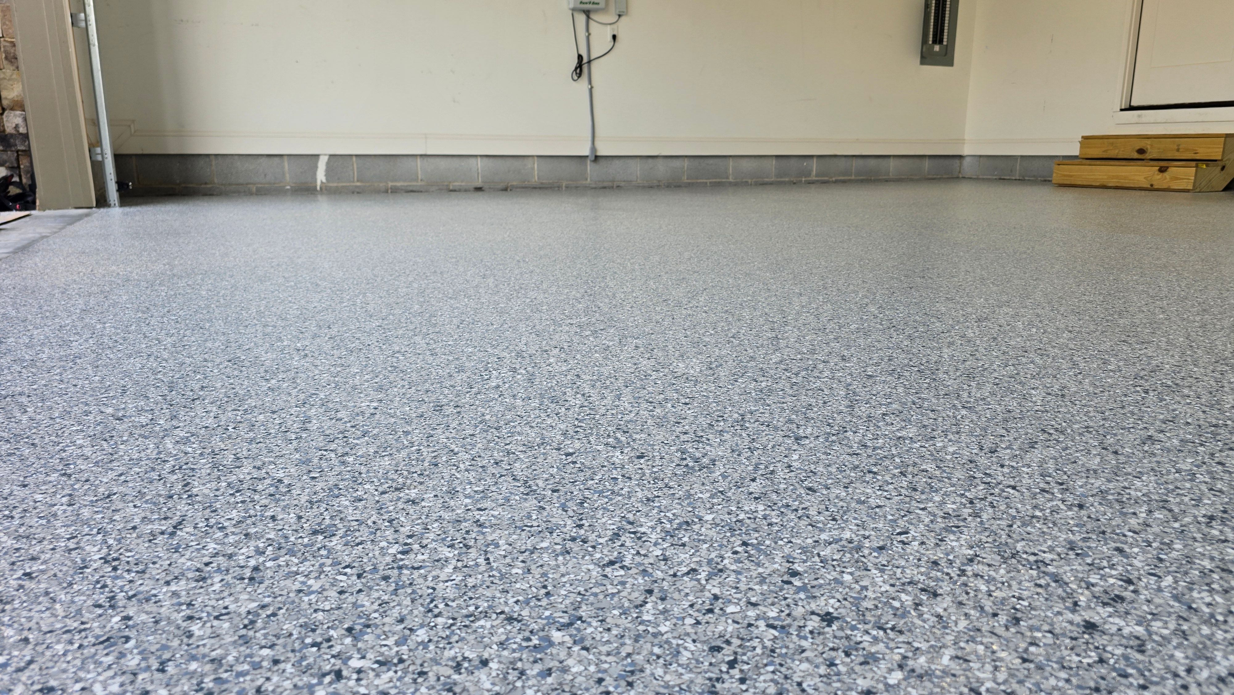 Garage using Tidal Wave by Elite Floor Solutions