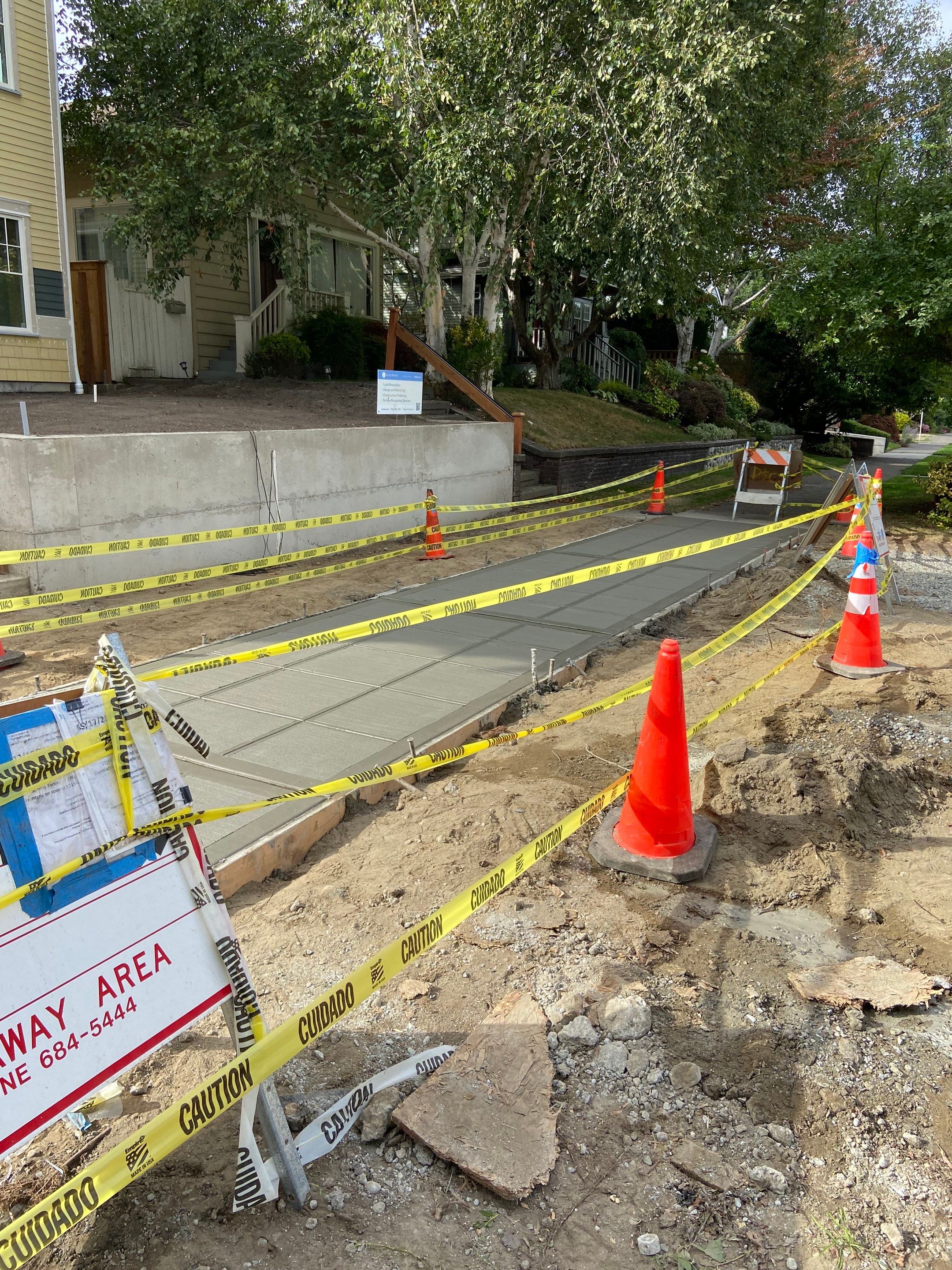 David | Concrete Sidewalk by Jireh Asphalt & Concrete Inc 