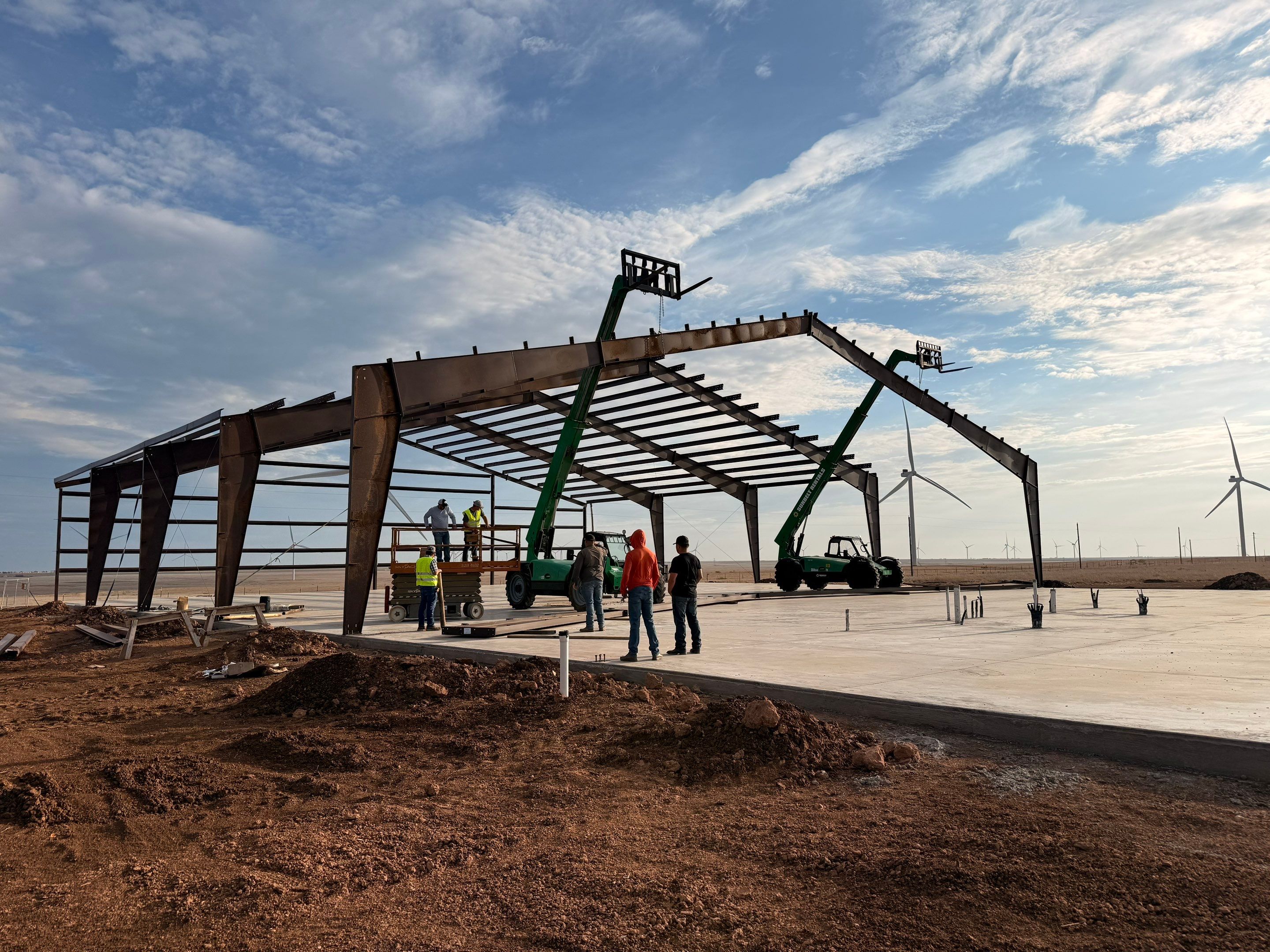 Project in Claude, TX by Sanchez Custom Contractors 