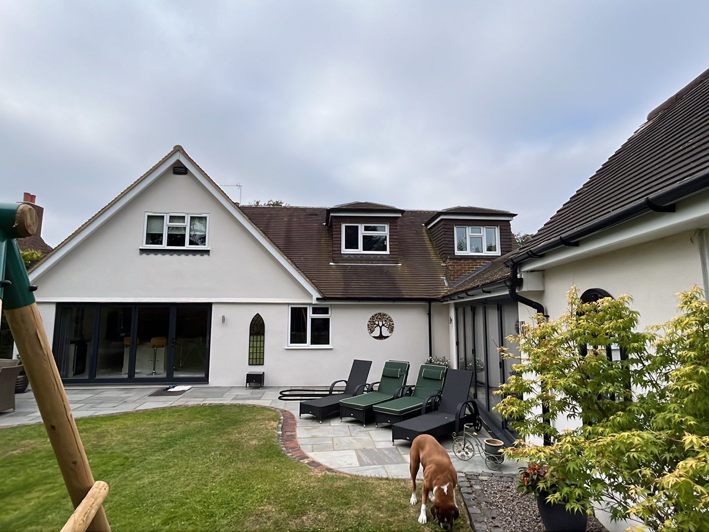 Roof Clean - Biocide Treatment using Honda 15lpm Low Pressure Washing Machine by Ges Exterior Cleaning ltd