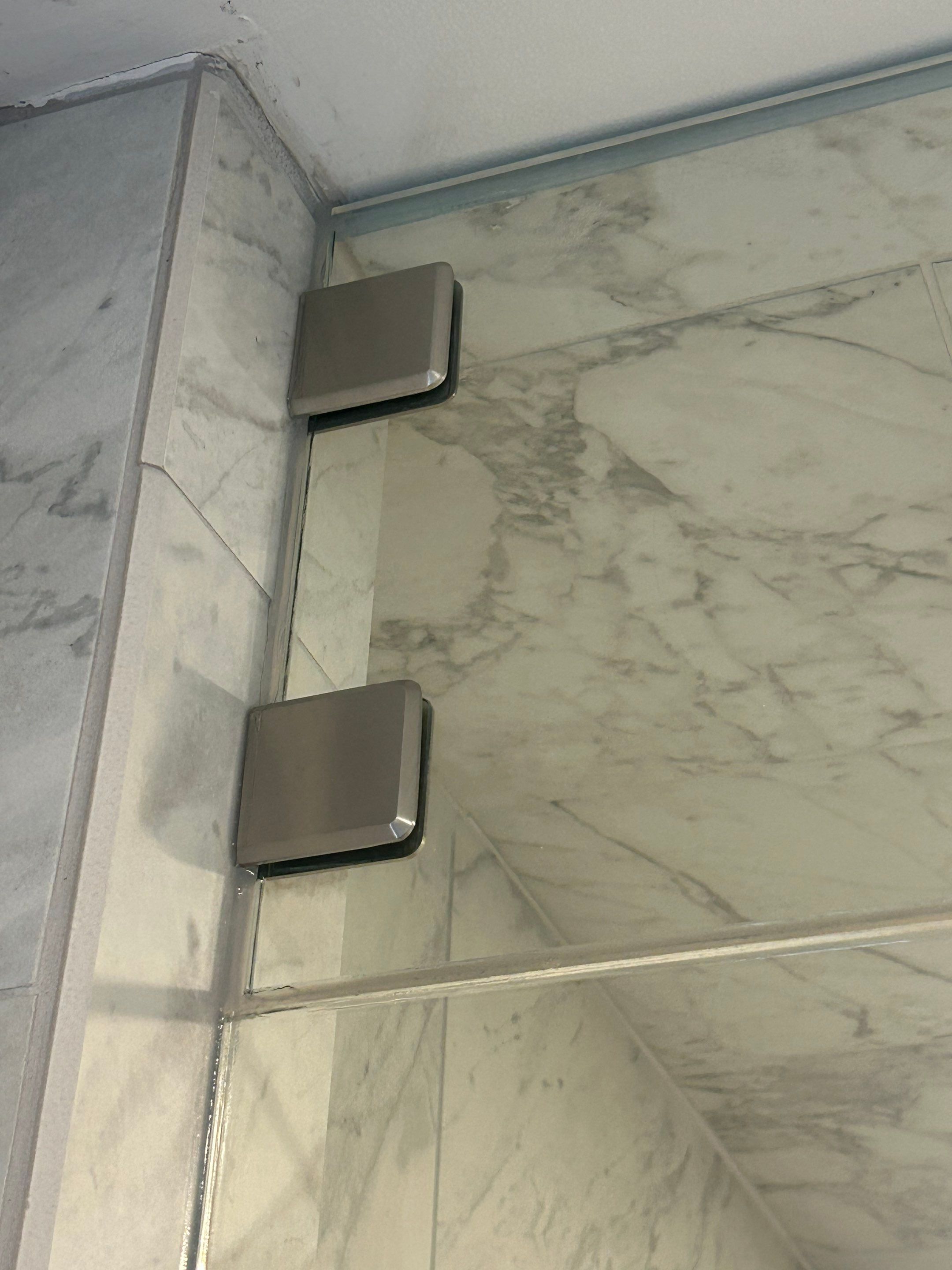 Transom Panel Addition to Existing Shower Enclosure   by Cheshire Glass Company
