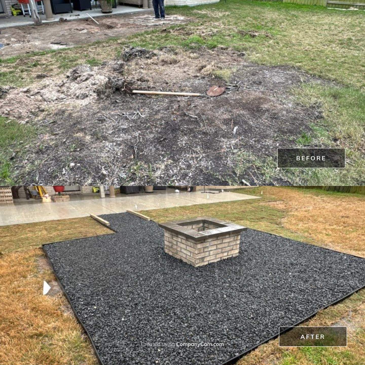 🔥✨ Mrs. Kim’s Patio Extension & Fire Pit Retreat by Texas Urban Elements