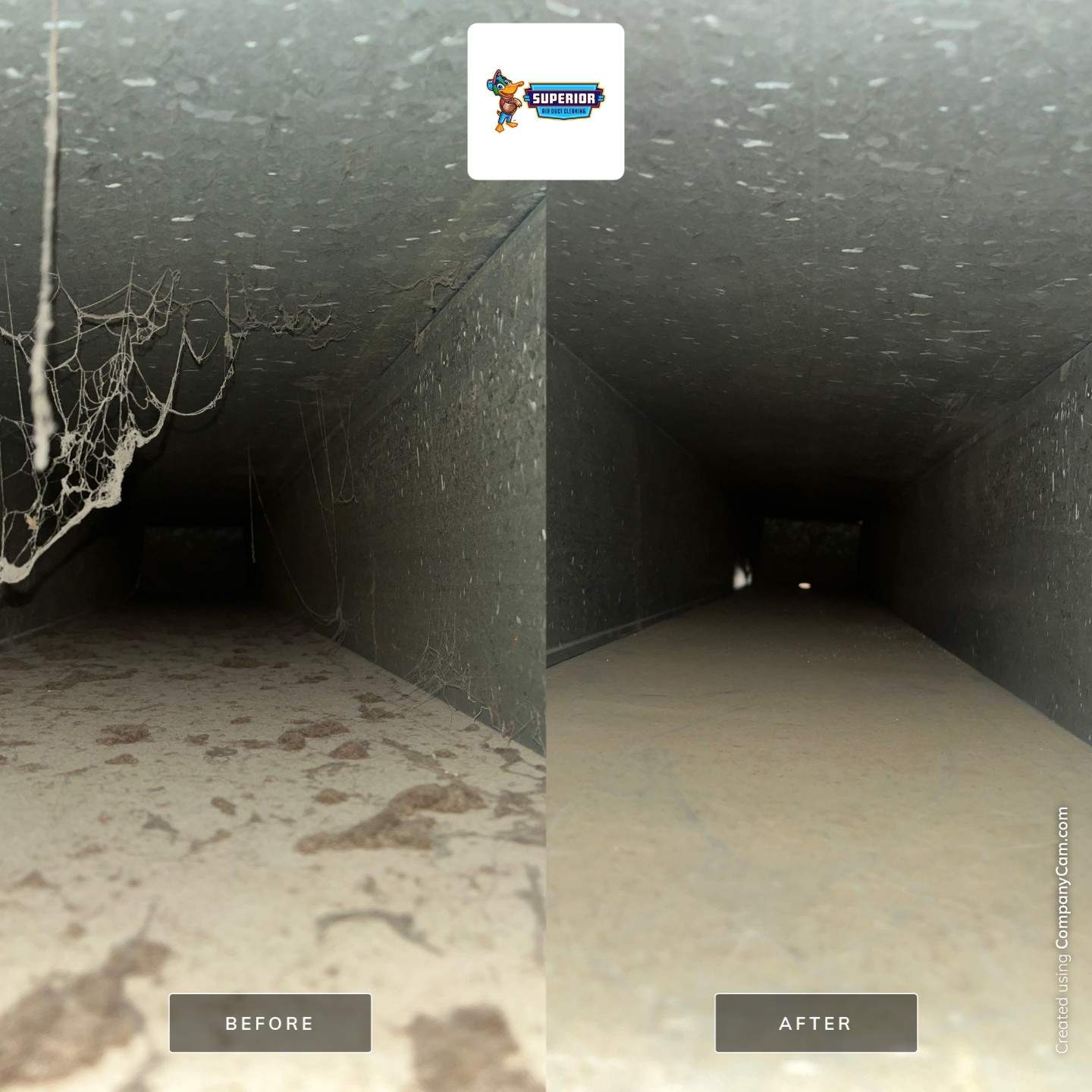 Air Duct Cleaning With a Vacuum Truck in Baden, PA by Superior Air Duct Cleaning
