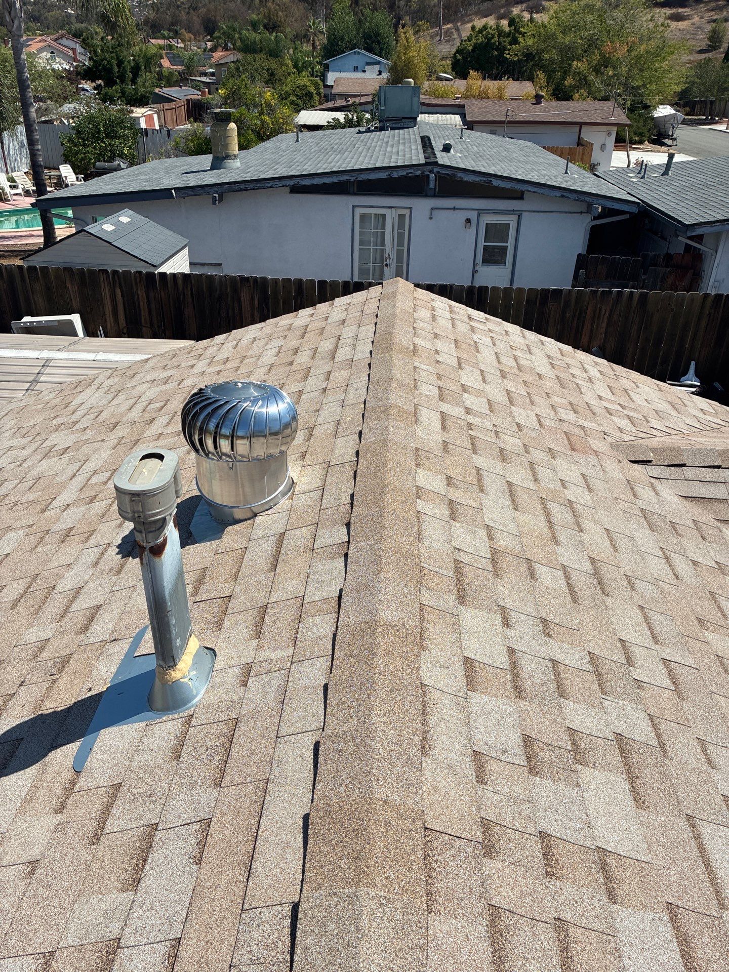 Comprehensive Roof Replacement and Wood Repair for Poway Residence by Reliable Roofing San Diego Inc.