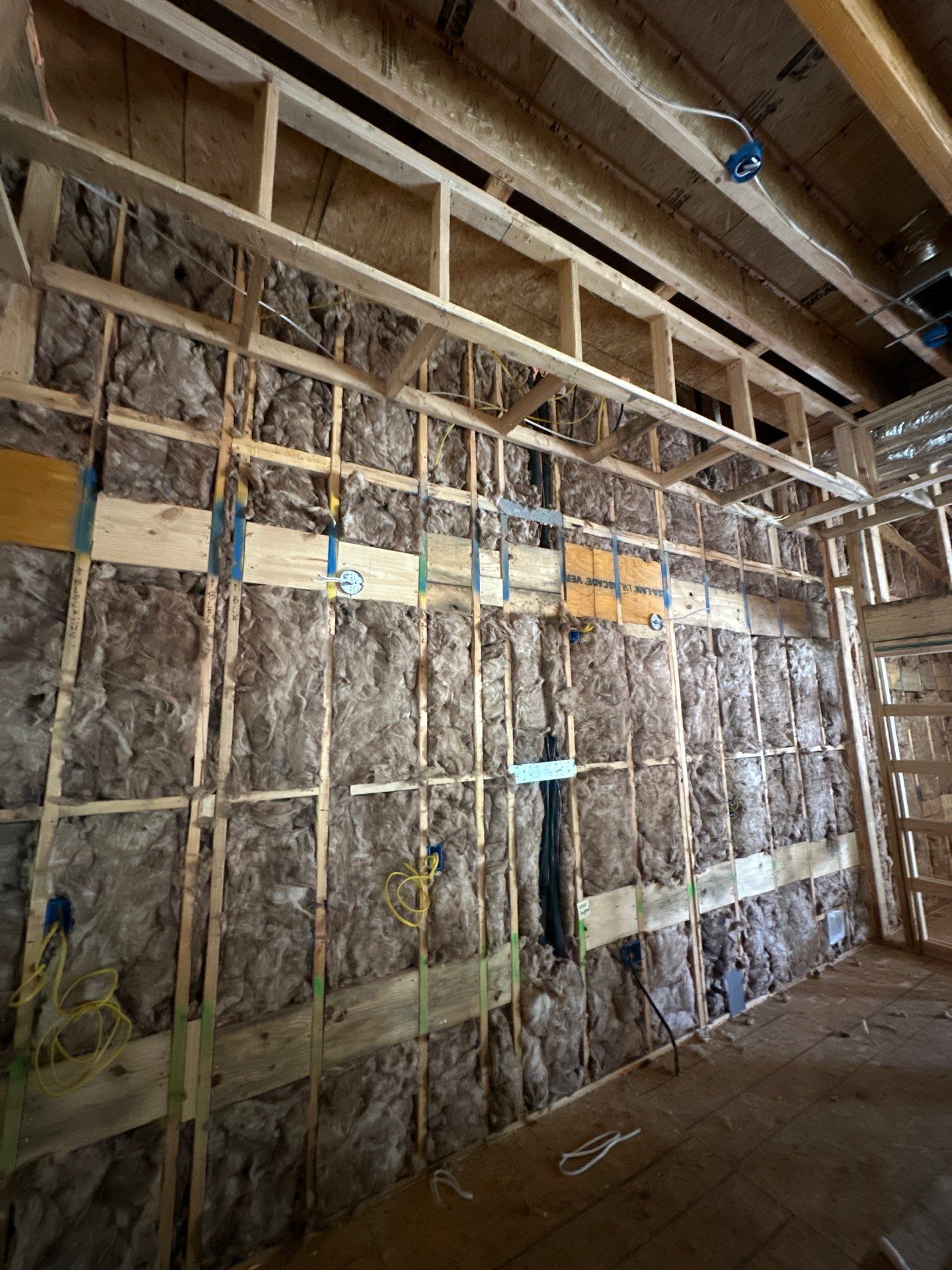 Full install on this new beautiful custom home in Dallas by Apex Insulation Solutions