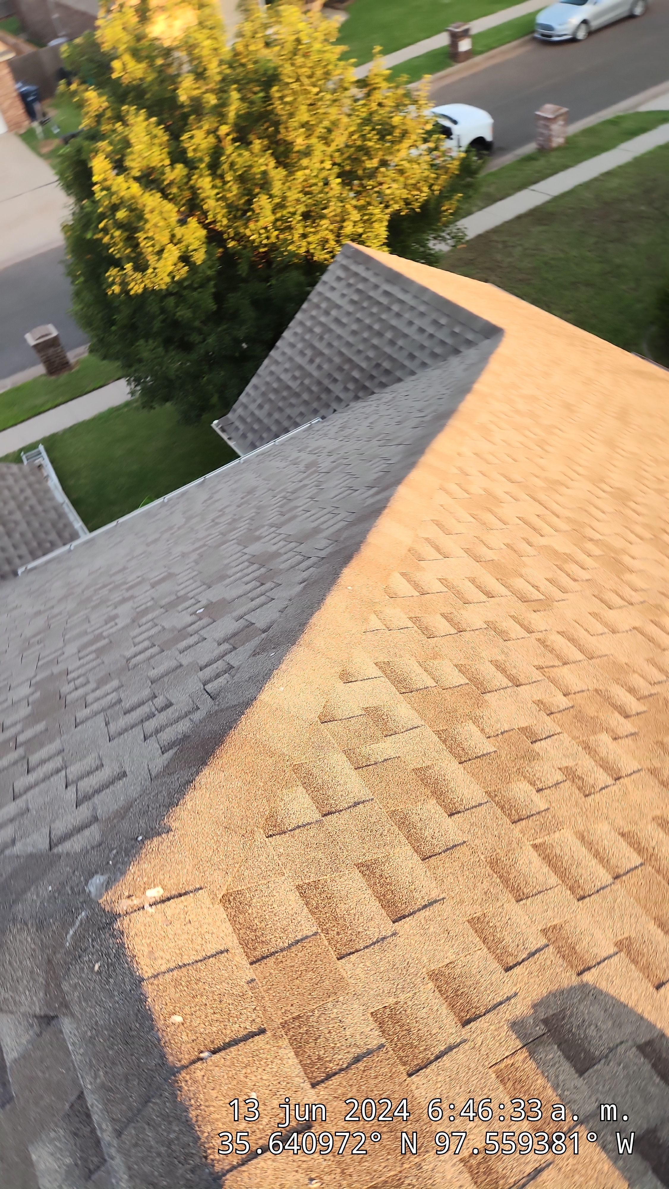 Reroof using GAF HDZ in Charcoal by Castillo Roofing