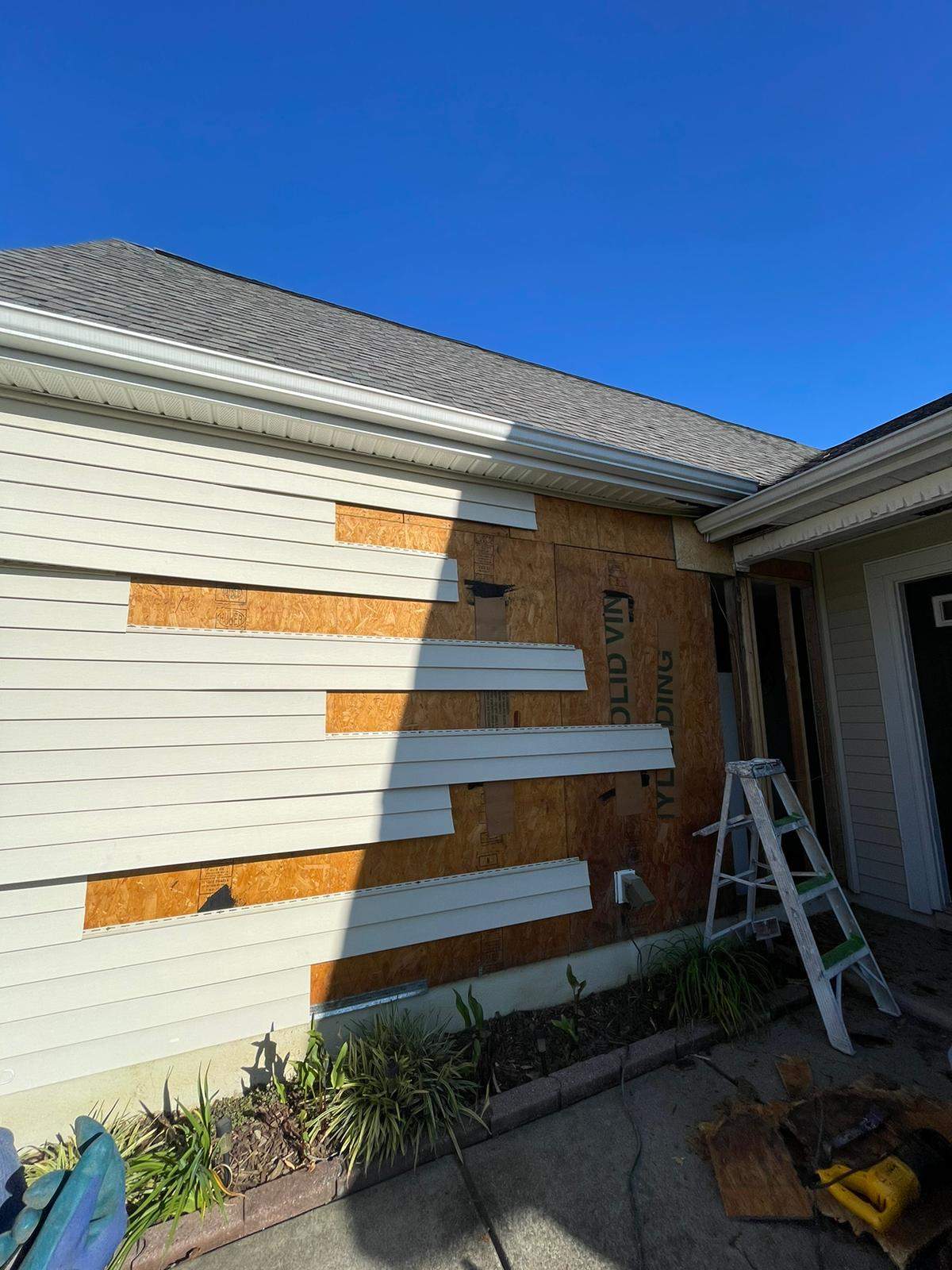 Roof replacement, siding, gutters and interior repair by hail and wind damage by Just Brilliant Restoration JBR