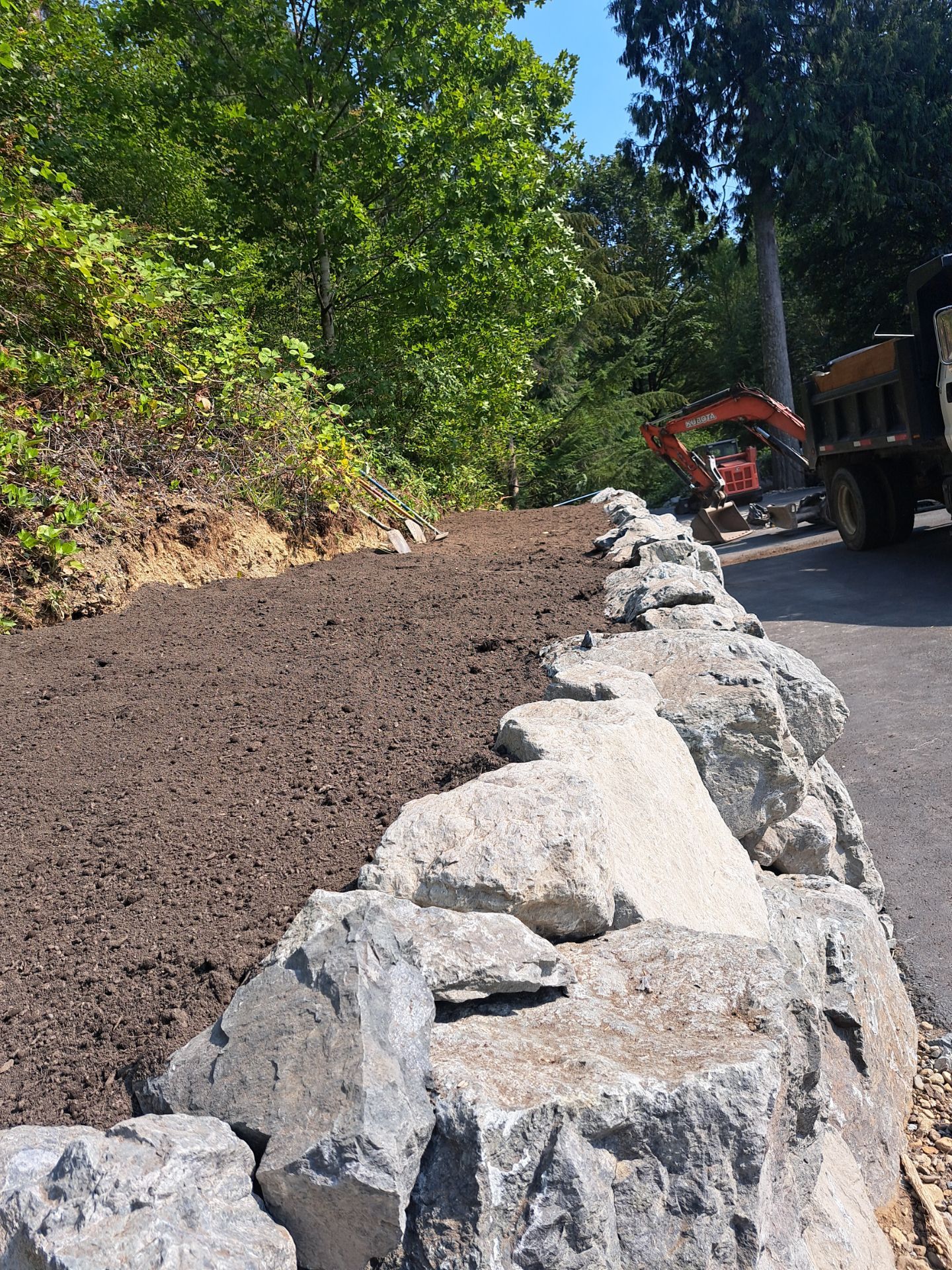 Jim | Rockery Wall, Landscaping, Road Repair & Sealcoating by Jireh Asphalt & Concrete Inc 