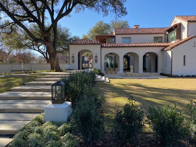 Custom Bronze Lantern and Outdoor Lighting Installation in Dallas