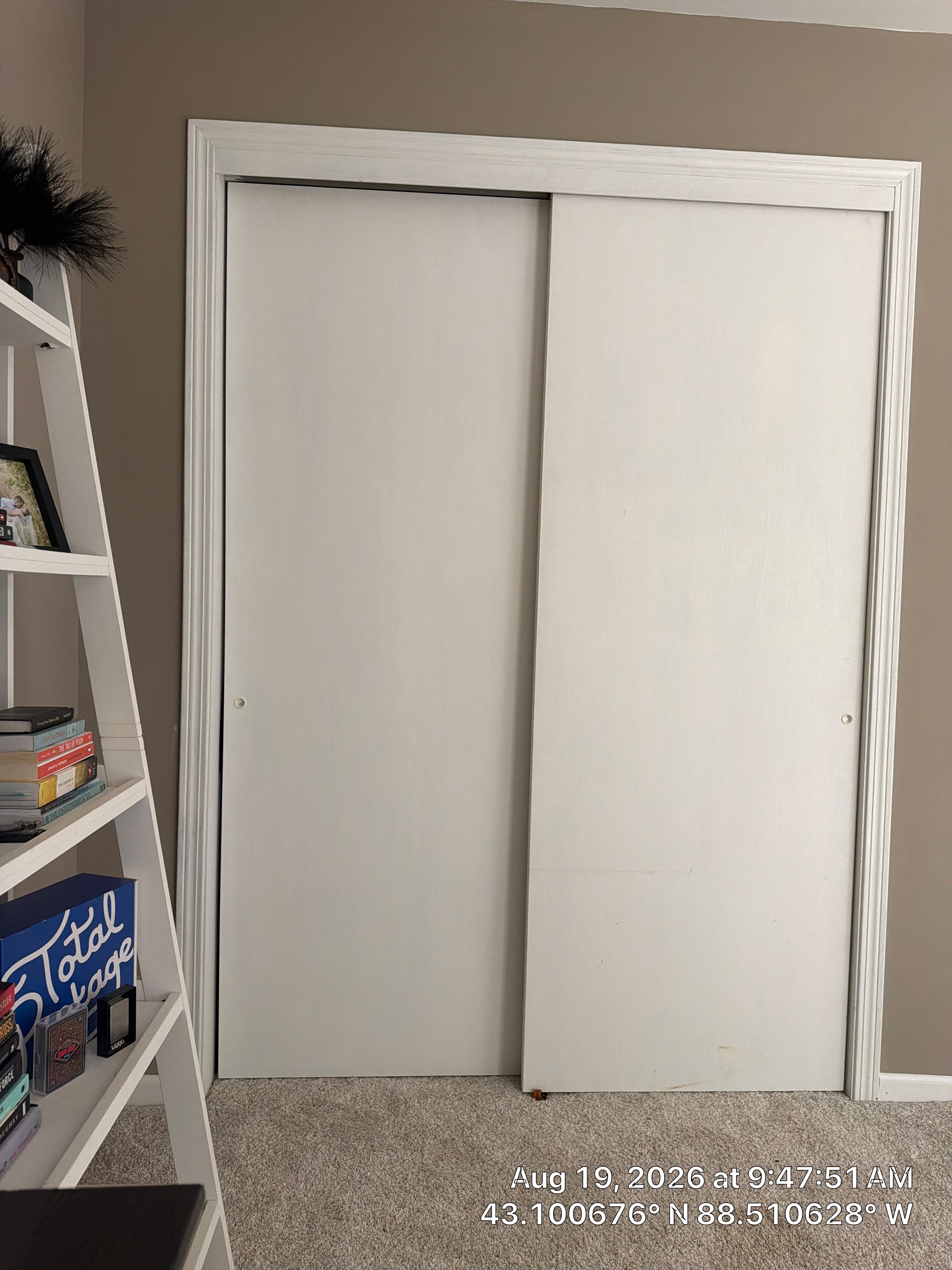 Custom Interior Closet Door Installation in Oconomowoc Home by CompanyCam Sales Demo