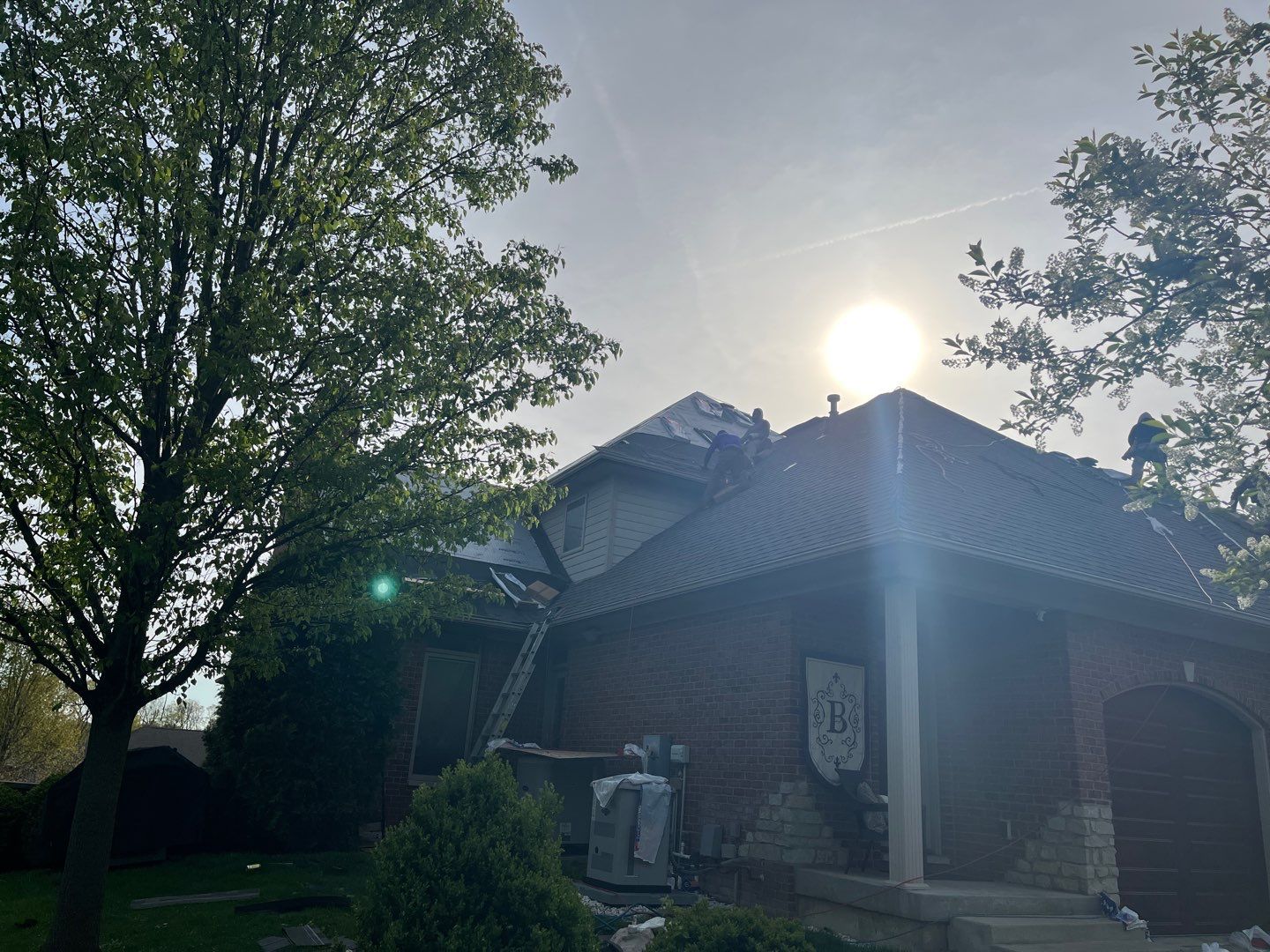 Residential Roofing Installation using GAF Timberline HDZ Weathered Wood by Nitro Roofing and Construction