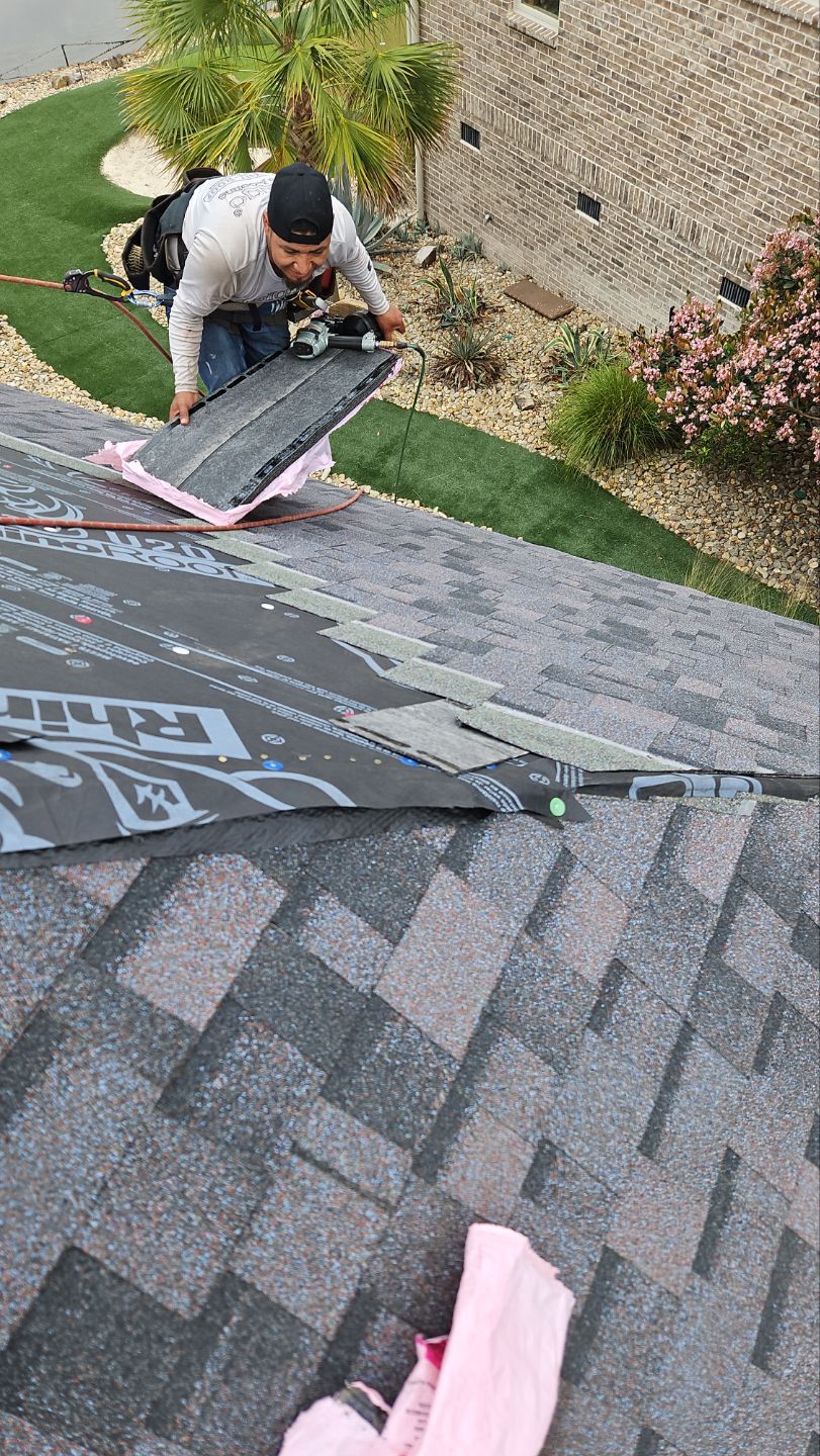 Residential Roofing Installation using Owens Corning Duration Midnight Plum by Indigo State Roofing
