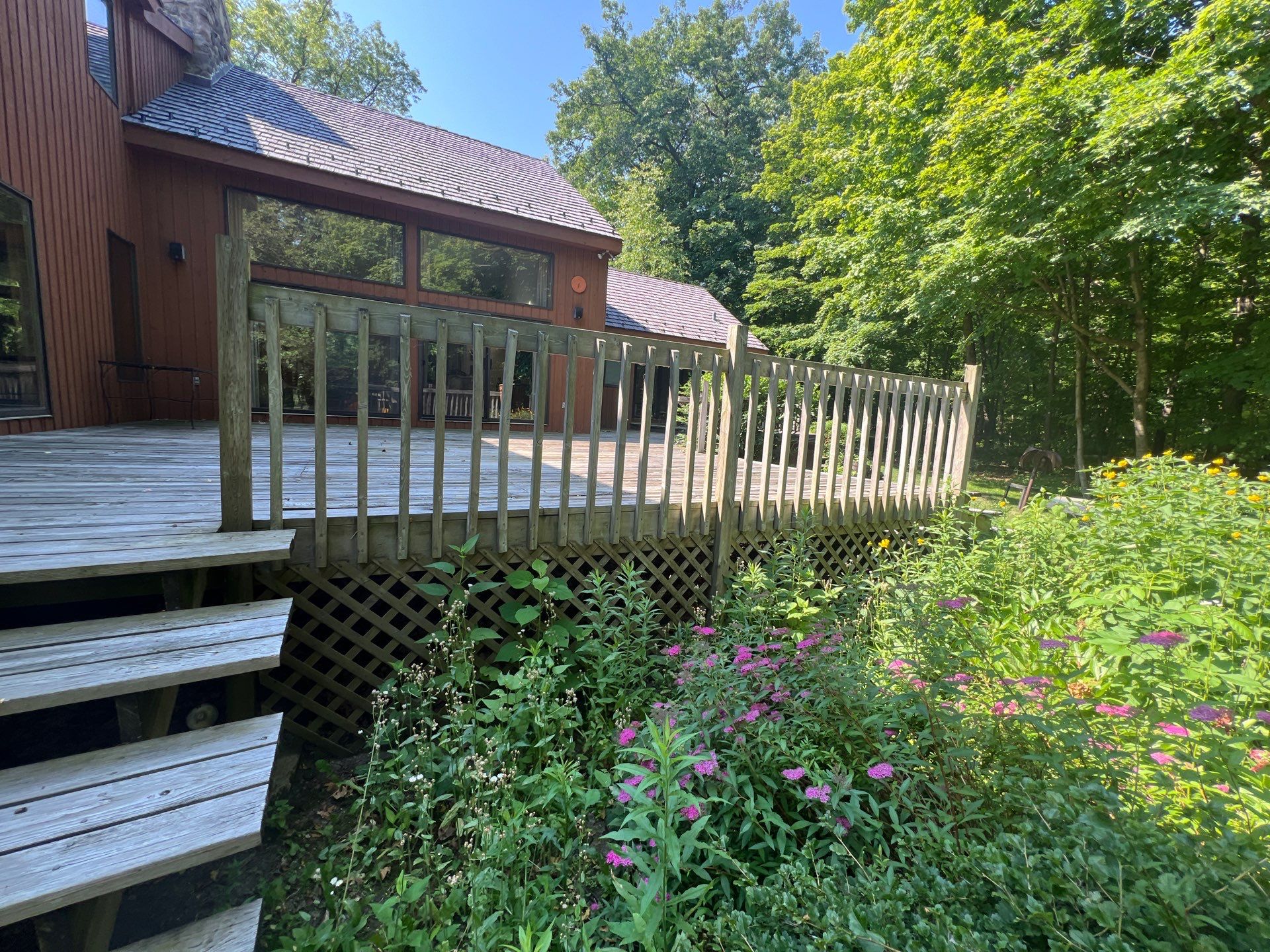 Deck, Patio, and Tennis Court Cleaning by Northern Power Washing LLC.