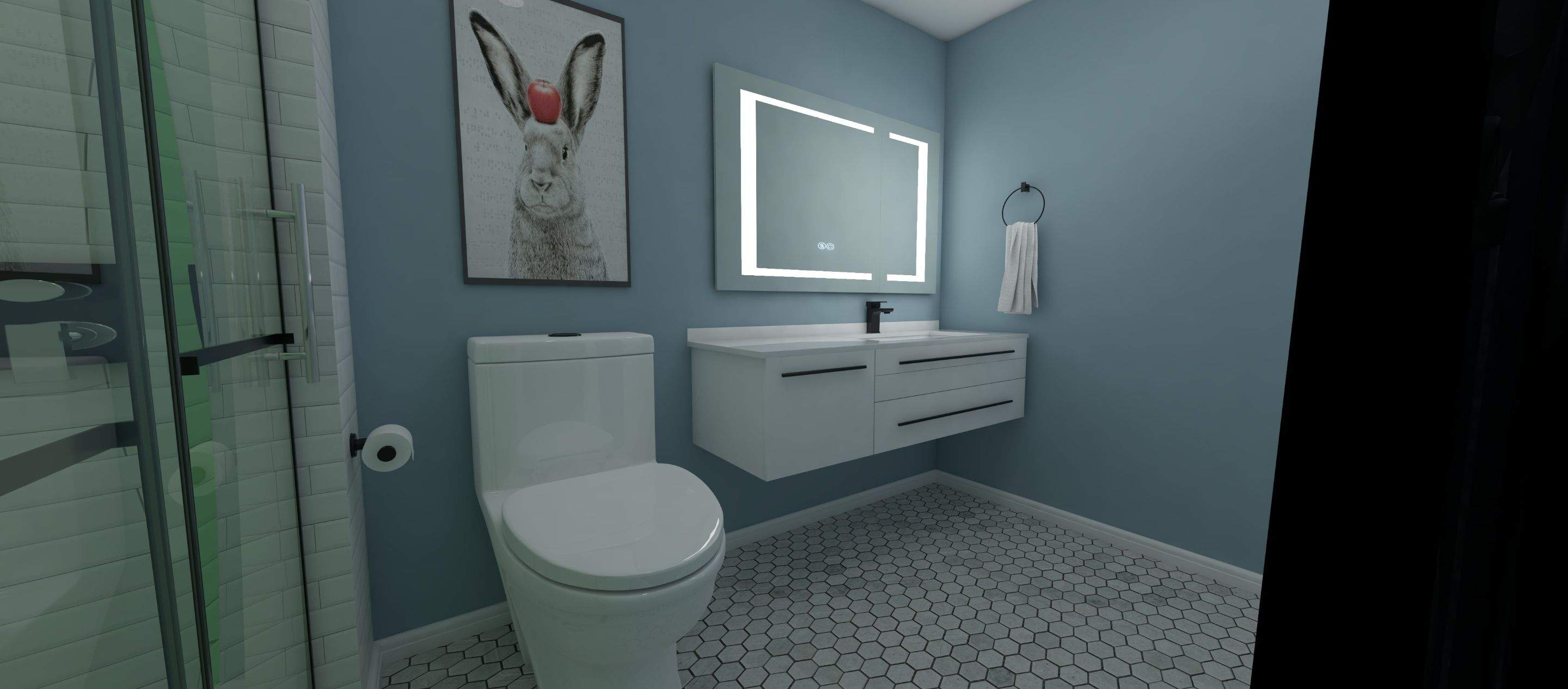 Bathroom Remodel using Tile by Home Concepts Construction