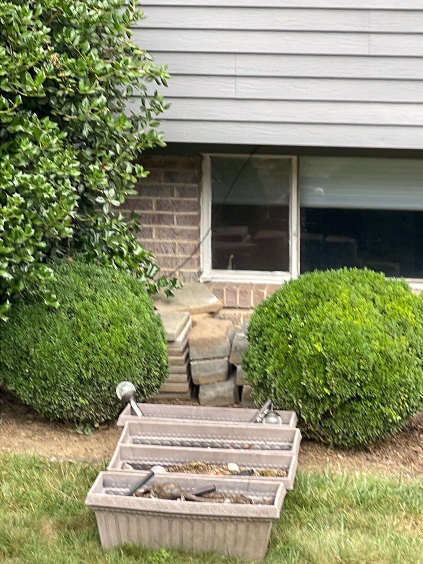 New walkway with stairs and a new front porch by Fairfax Contractors, LLC