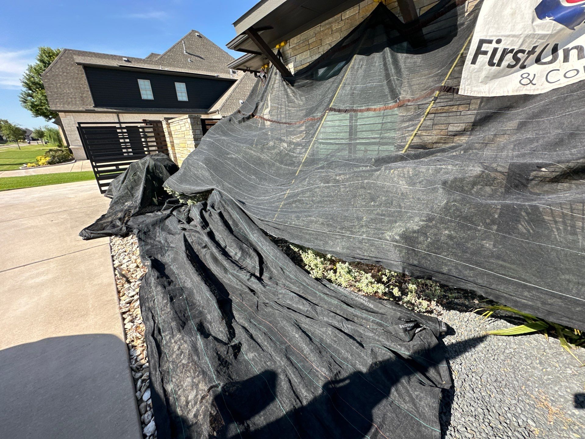 Colleyville Estate Re-Roof Project by First United Roofing & Construction