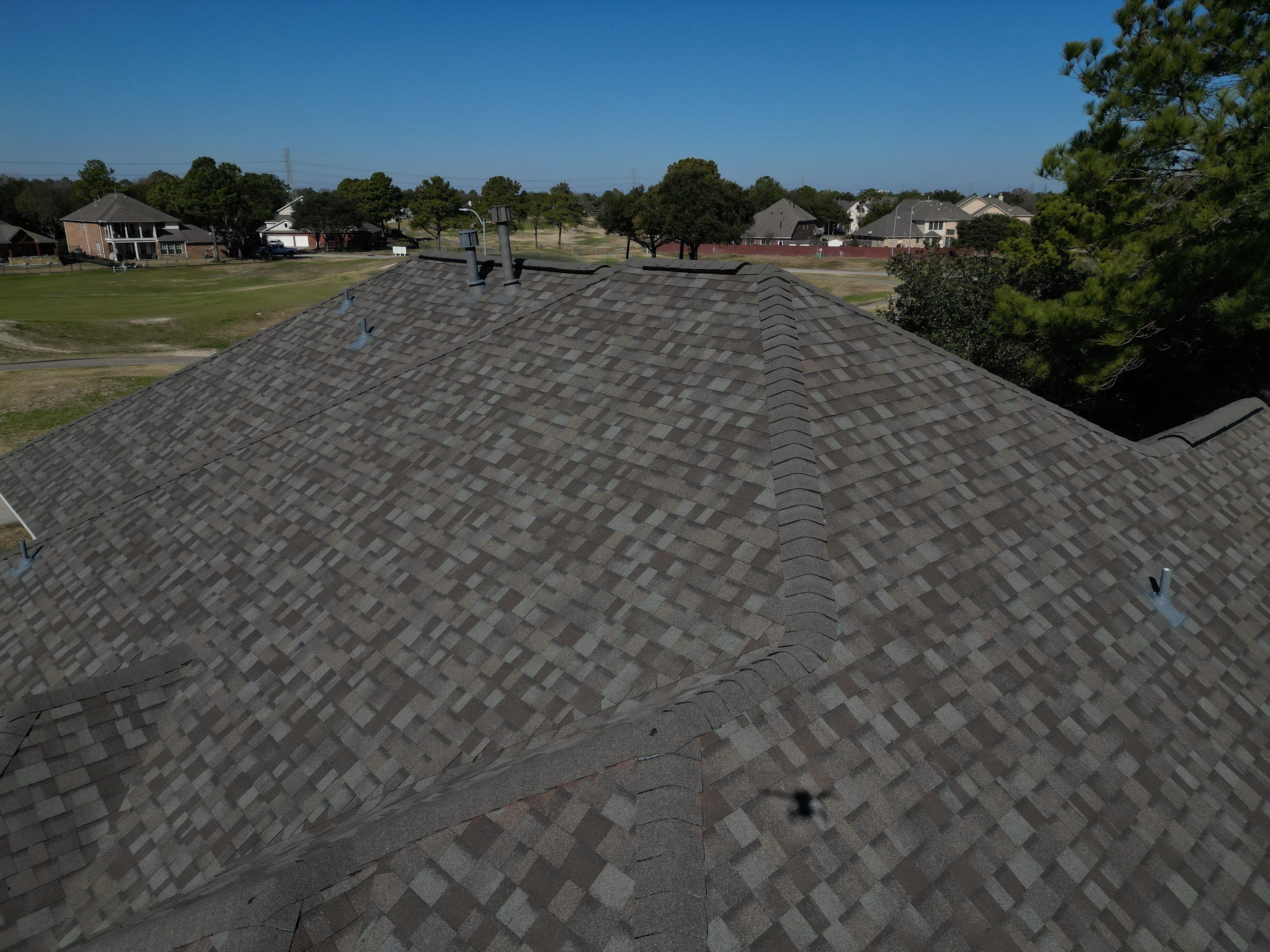 OC Duration Driftwood by HHH Roofing & Construction