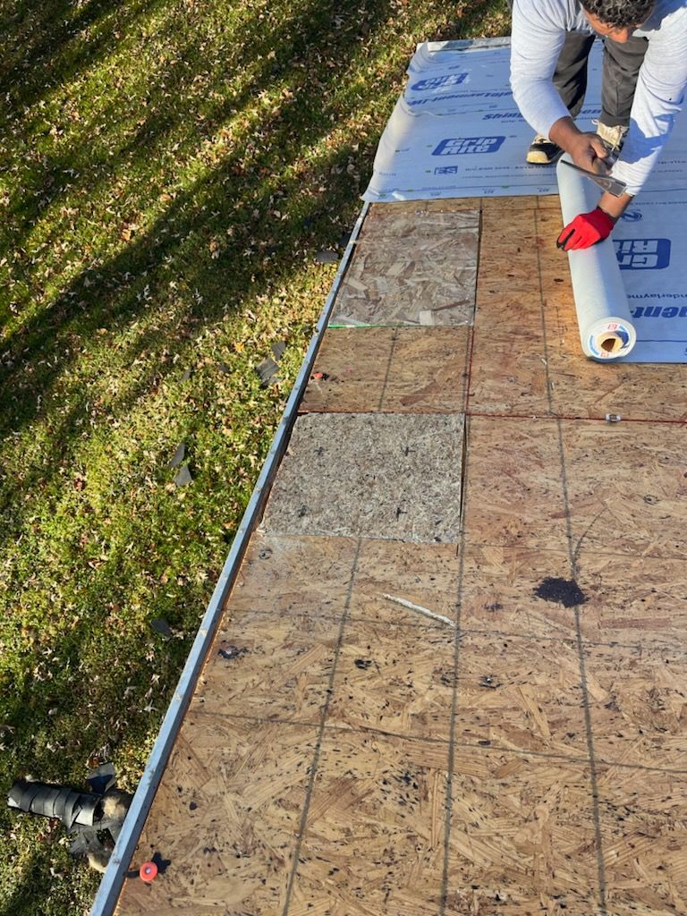 Residential Roofing Installation using Architectural shingles by BROCK BUILDERS 