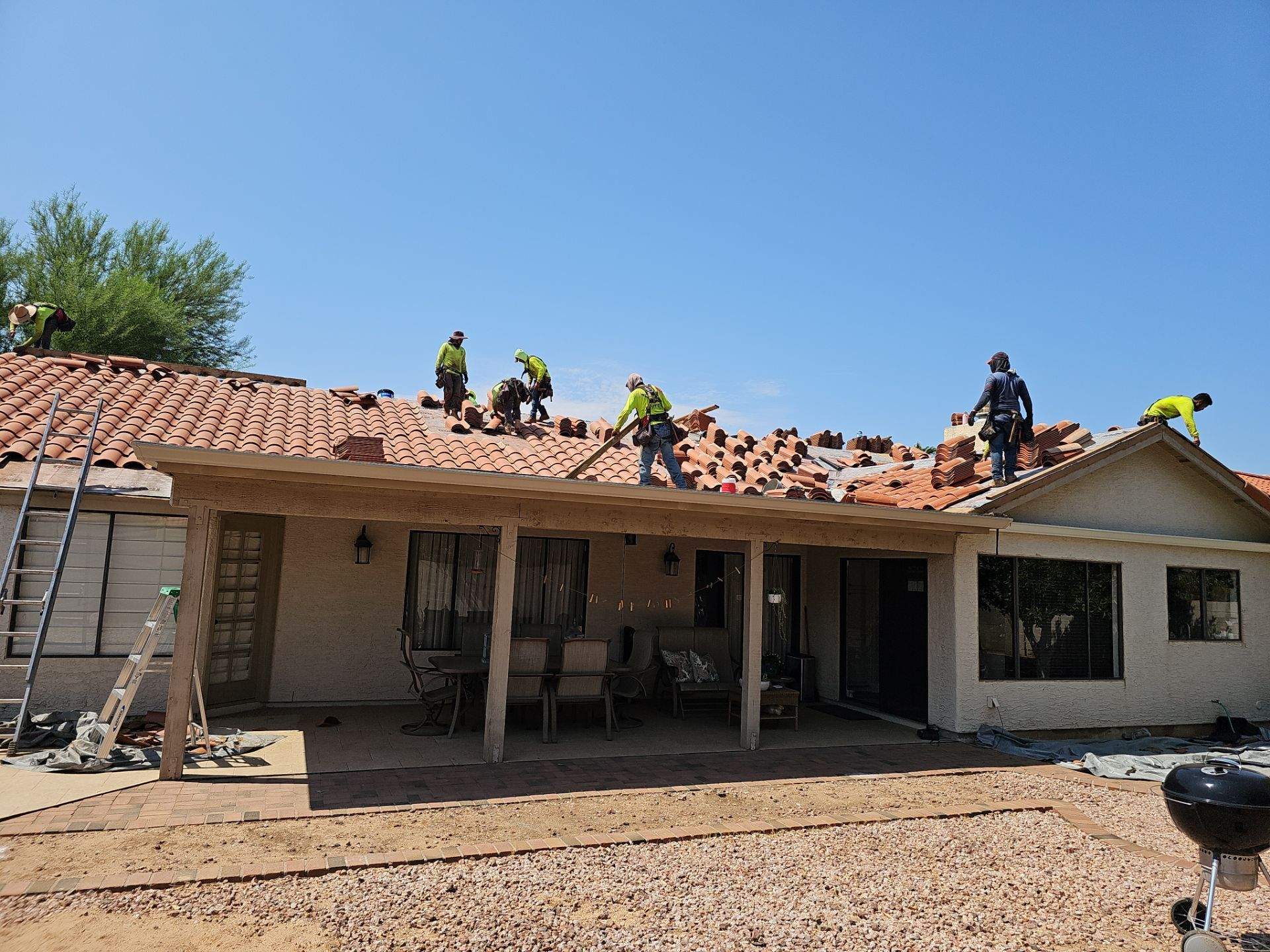 Clay Tile Reset by Weather-Tite Roofing