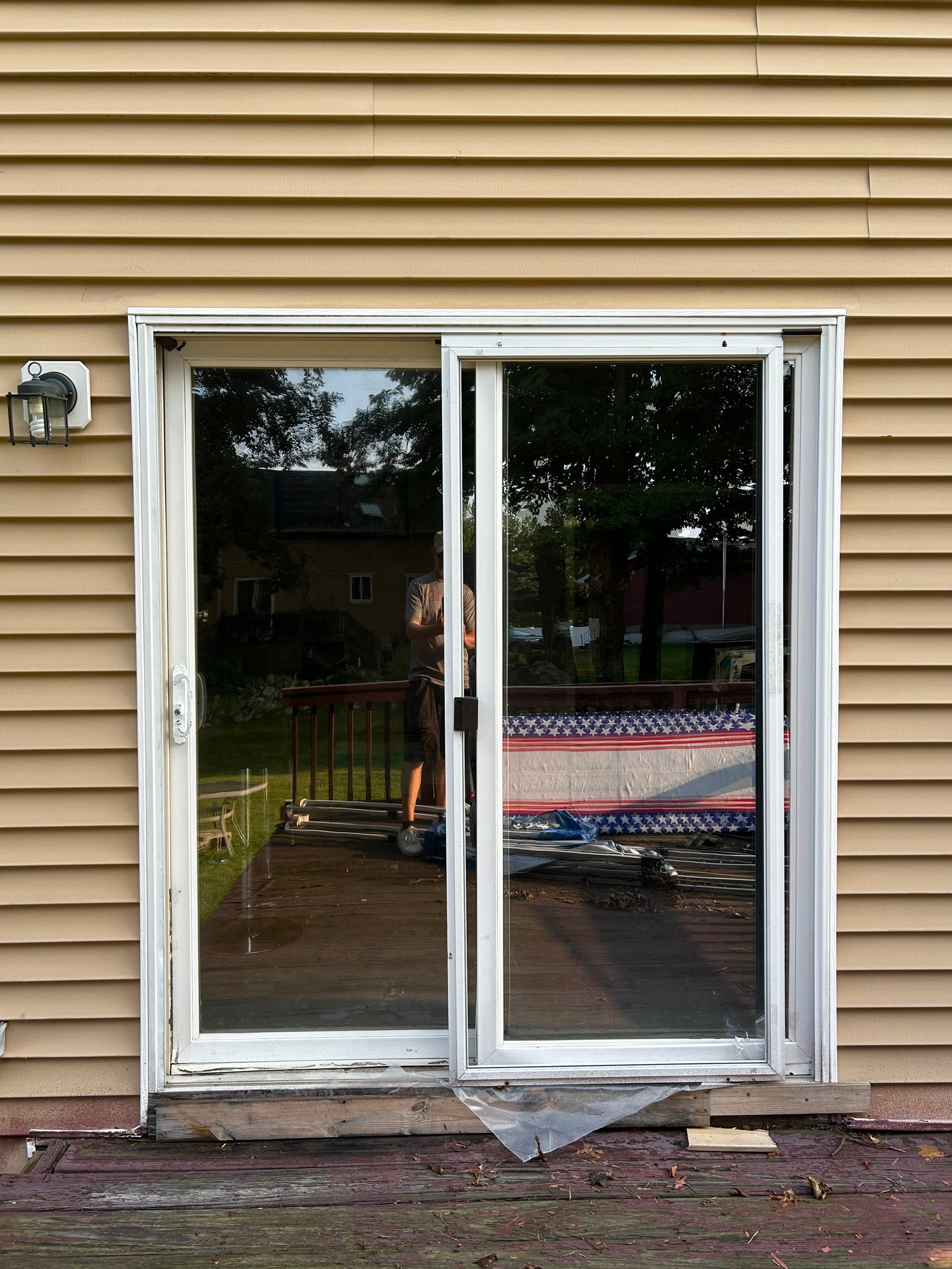 Infinity by Marvin Sliding Patio Door Installation by DiGiorgi Roofing and Siding Inc